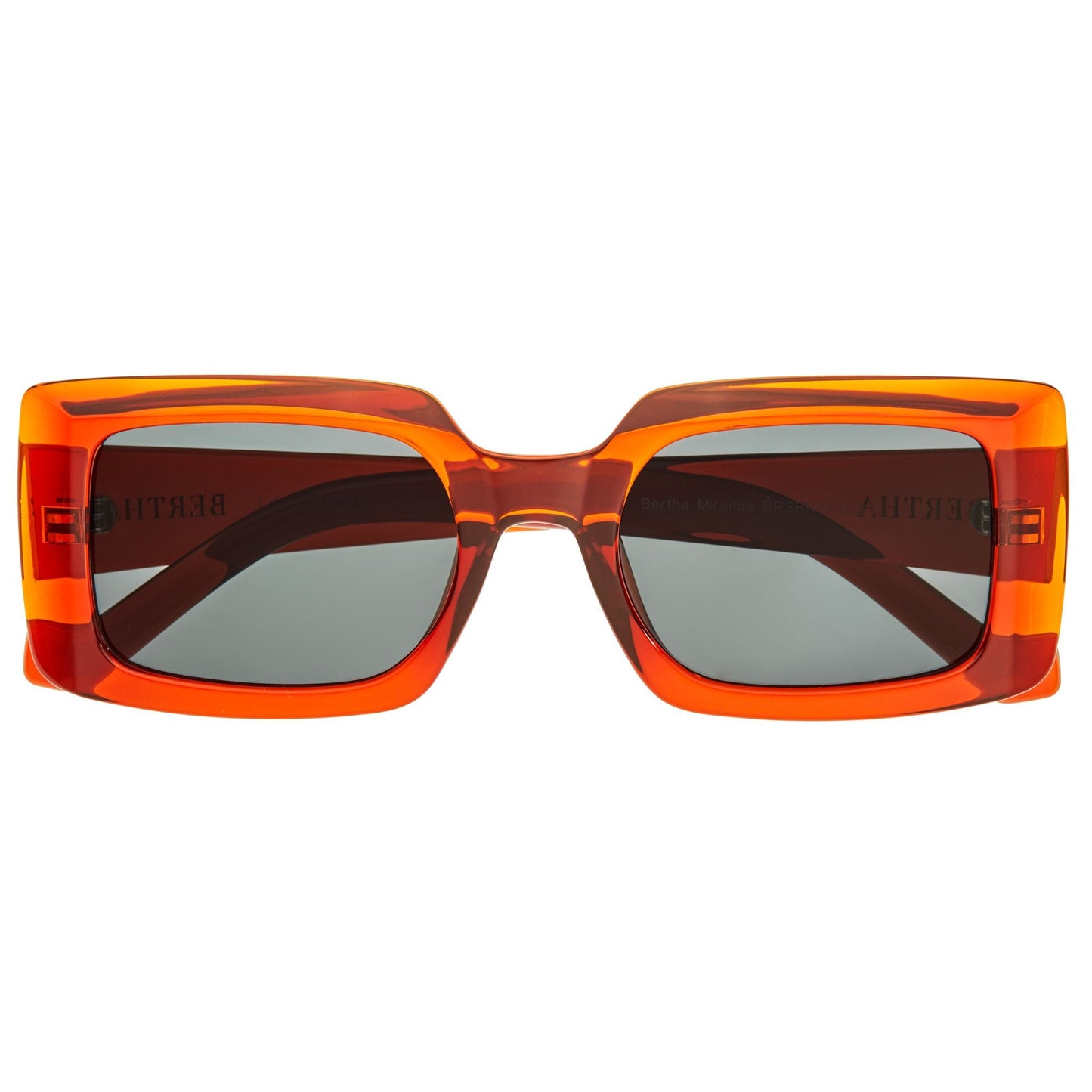 Bertha Miranda Polarized Sunglasses - Orange/Black - BRSBR053C5