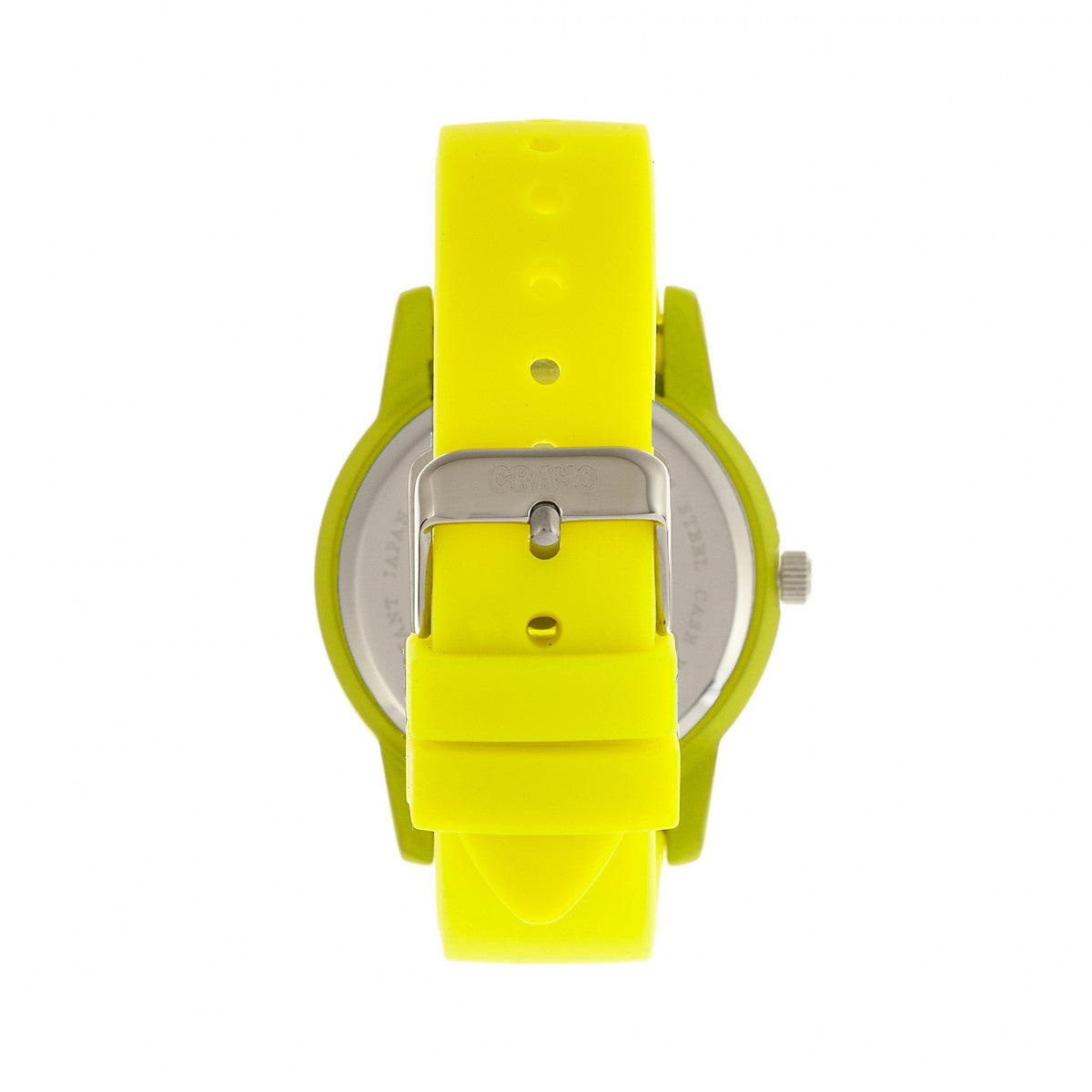 Crayo Festival Unisex Watch w/ Date - Yellow - CRACR2002