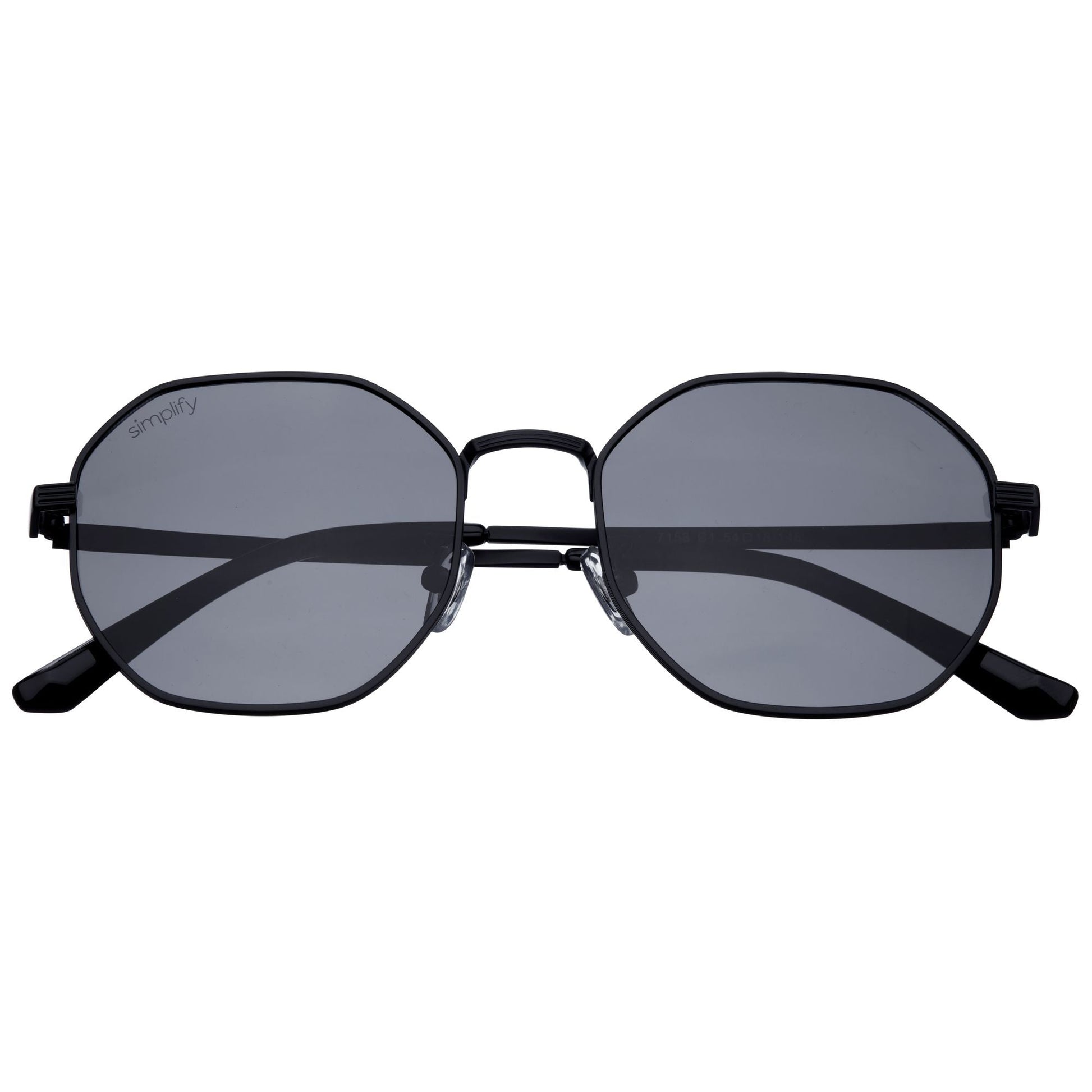 Simplify Ezra Polarized Sunglasses - Black/Black - SSU125-BK