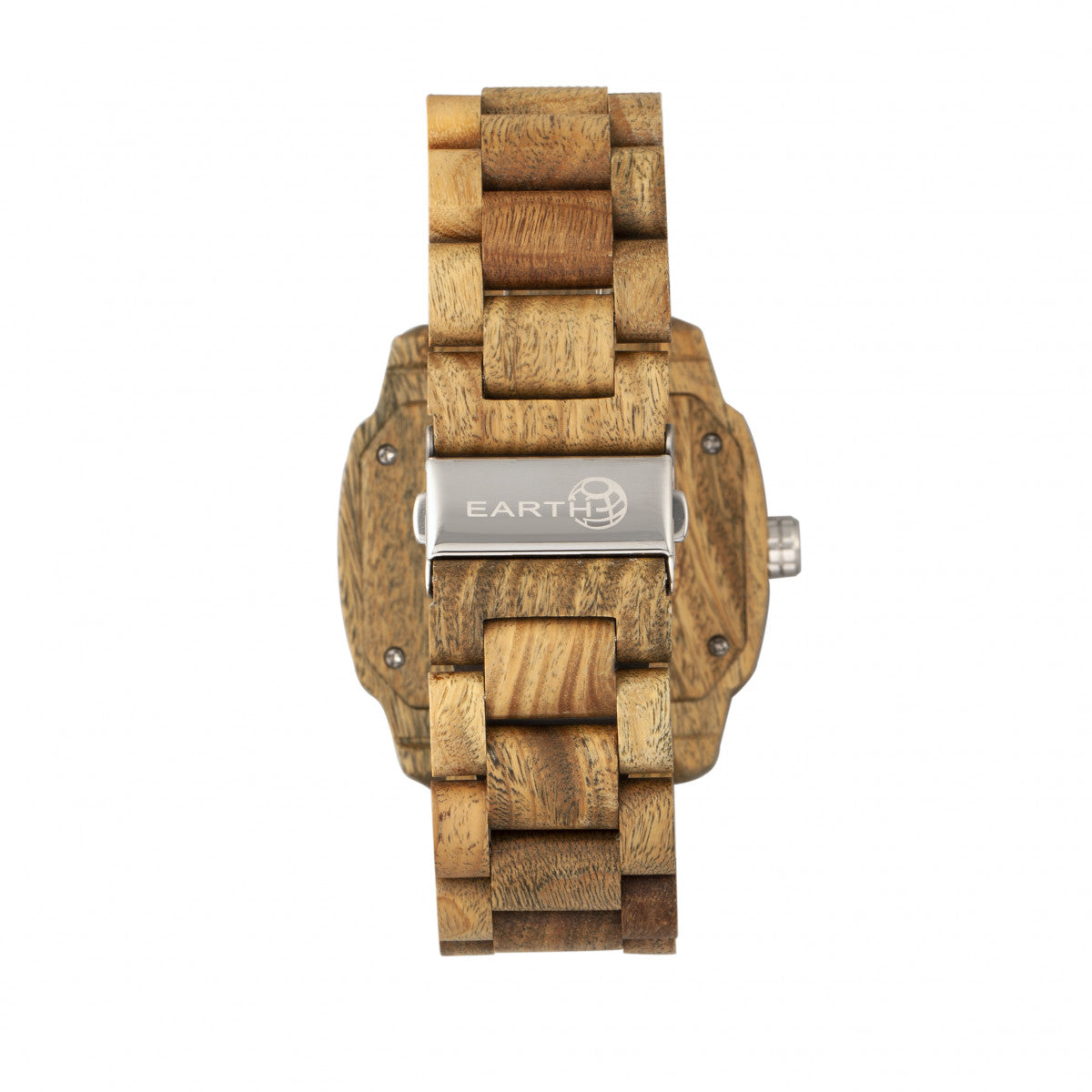 Earth Wood Scaly Bracelet Watch w/Date - Olive - ETHEW2104