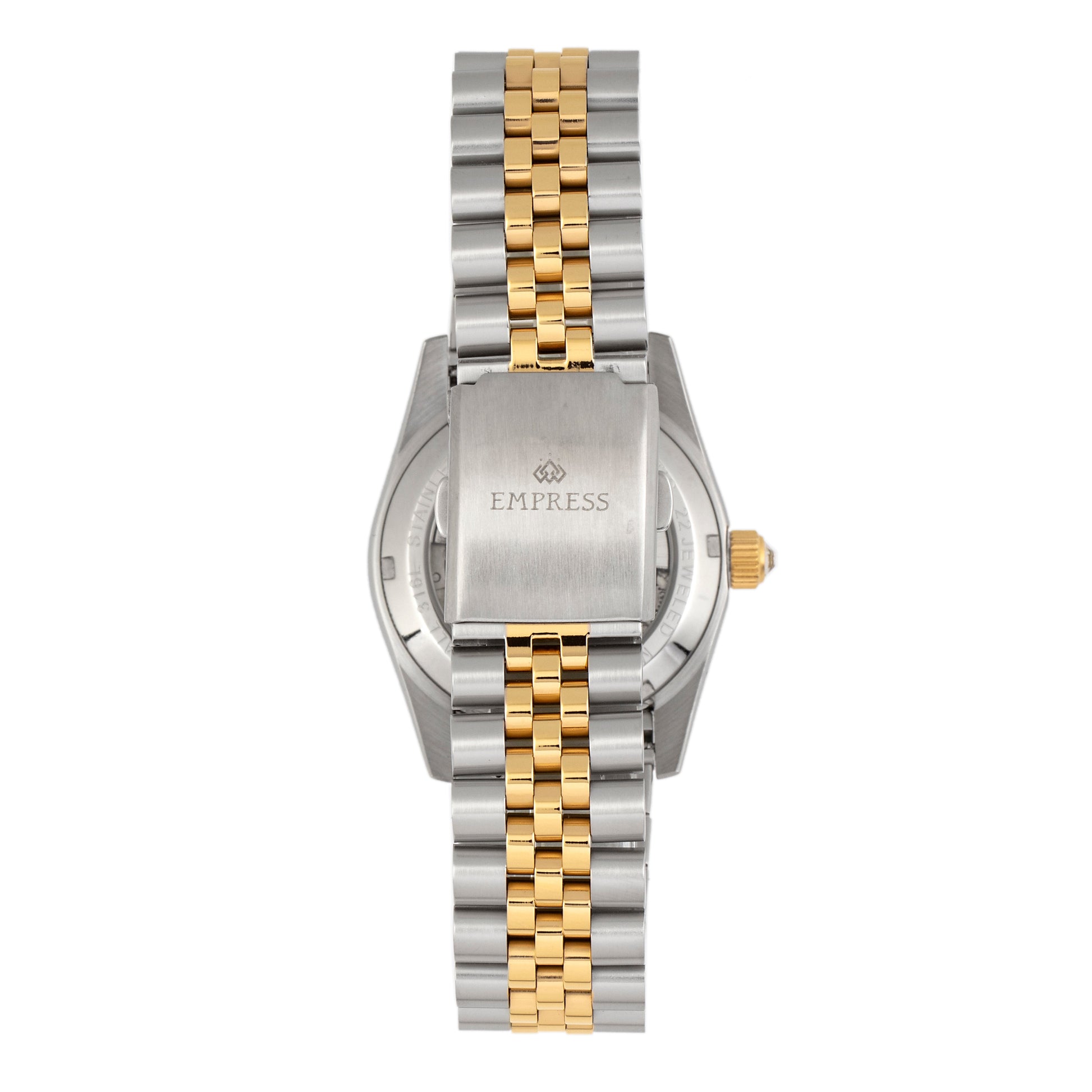 Empress Constance Automatic Bracelet Watch w/Date - Silver/Gold - EMPEM1506