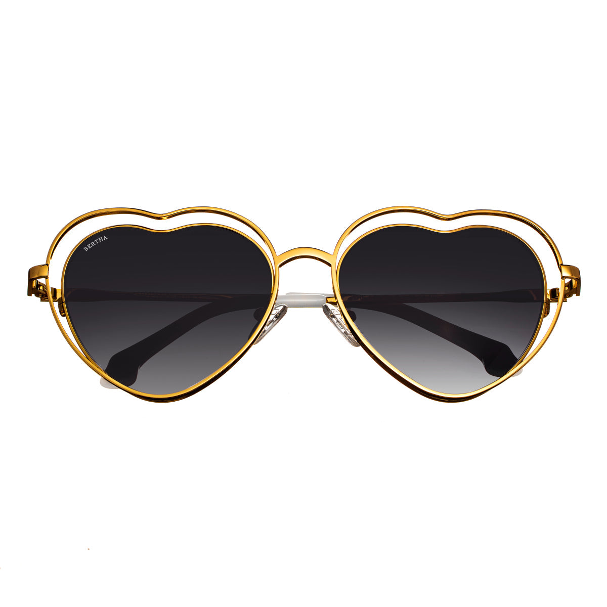 Bertha Lolita Handmade in Italy Sunglasses - Gold - BRSIT111-1