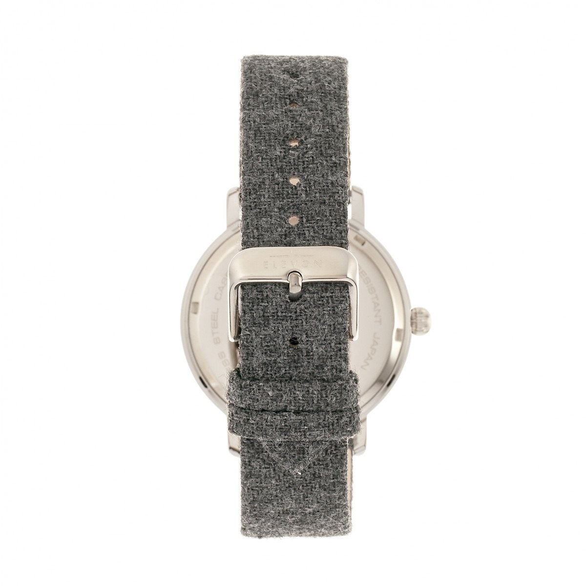 Elevon Northrop Wool-Overlaid Leather-Band Watch - Grey/White - ELE110-1