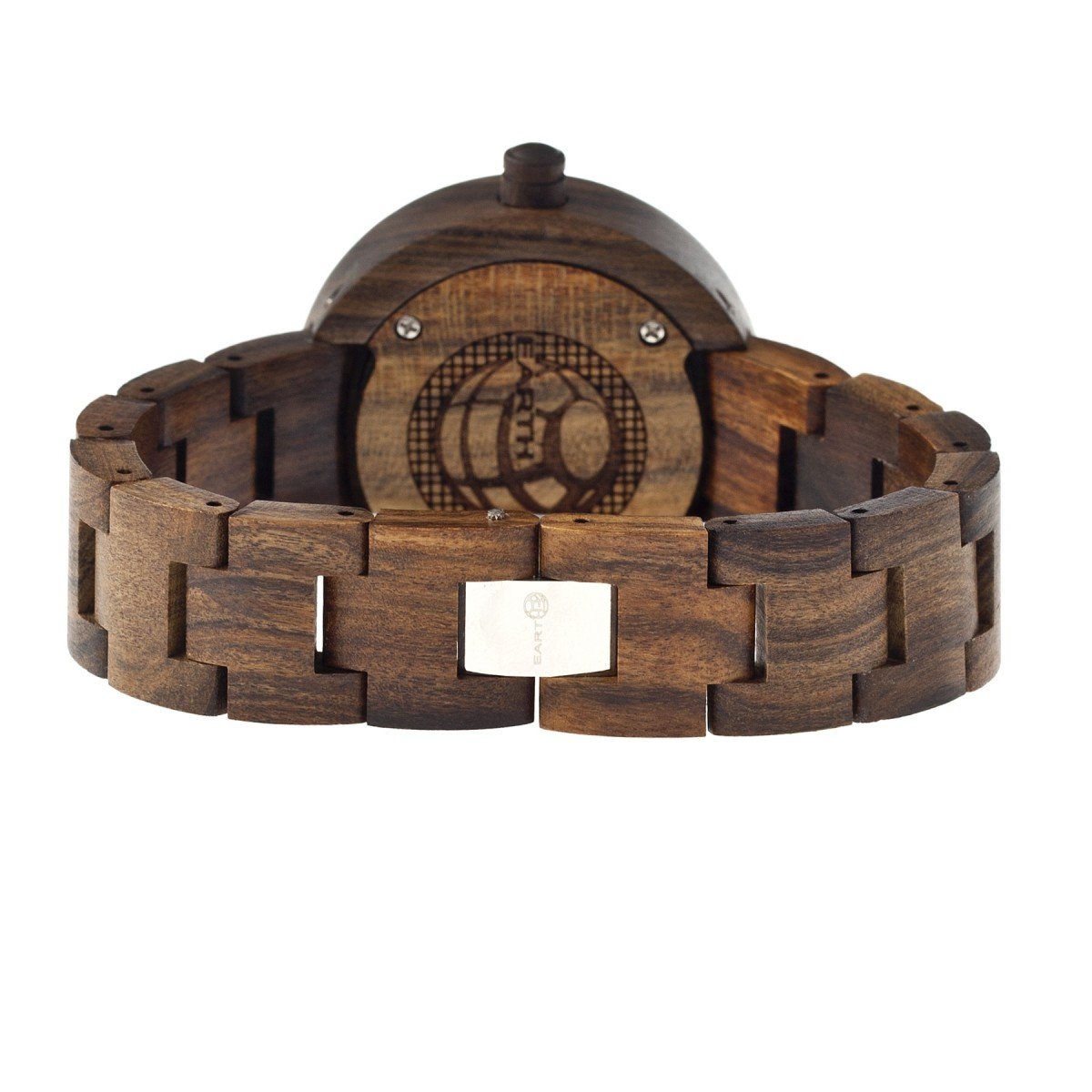 Earth Wood Root Bracelet Watch- Dark Brown - ETHEW2502