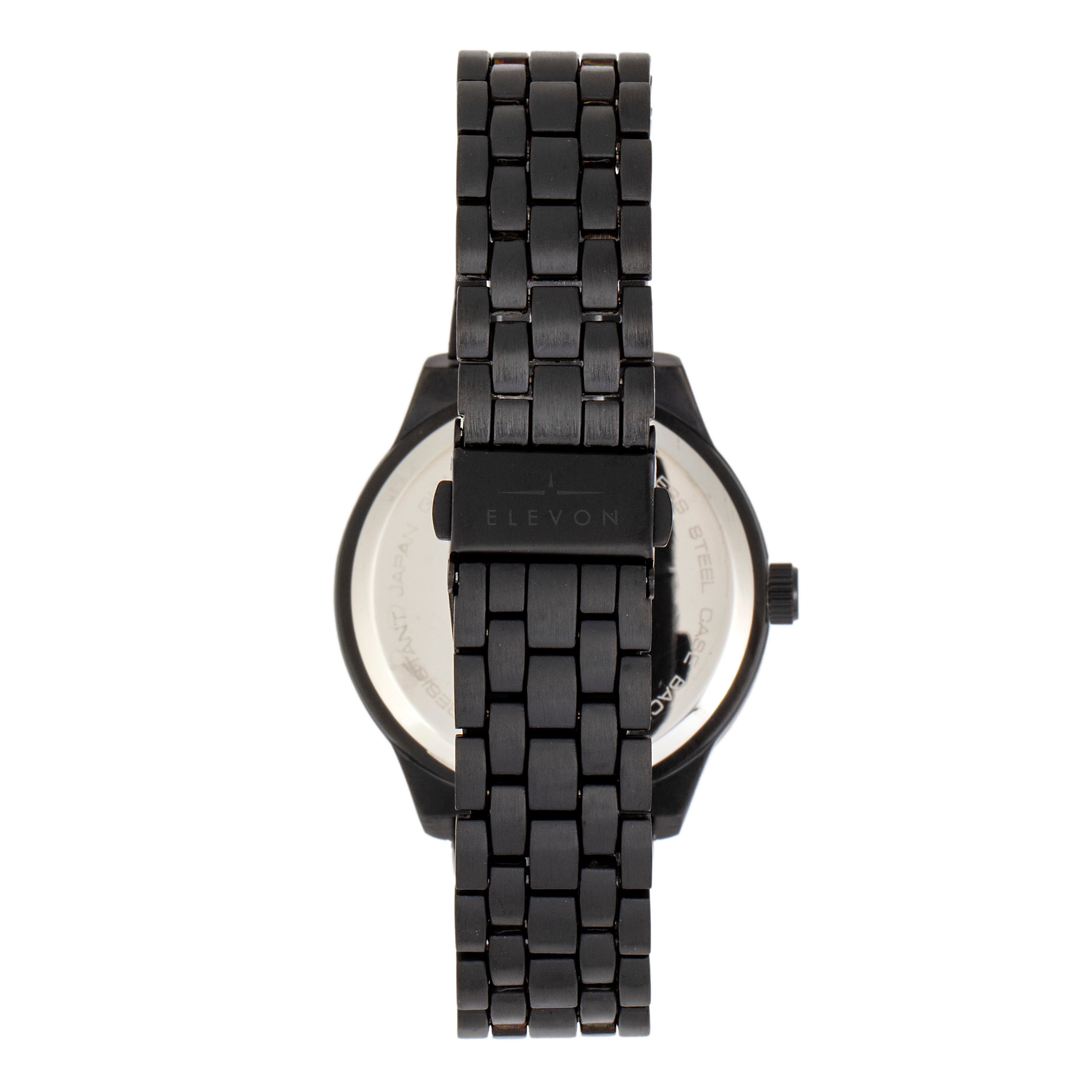 Elevon Atlantic Bracelet Watch w/Date - Black - ELE119-5