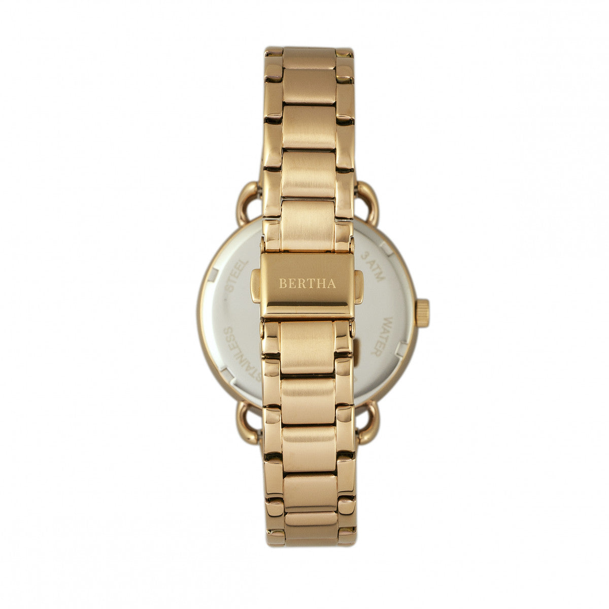 Bertha Gwen Bracelet Watch w/Day/Date - Gold - BTHBR8302