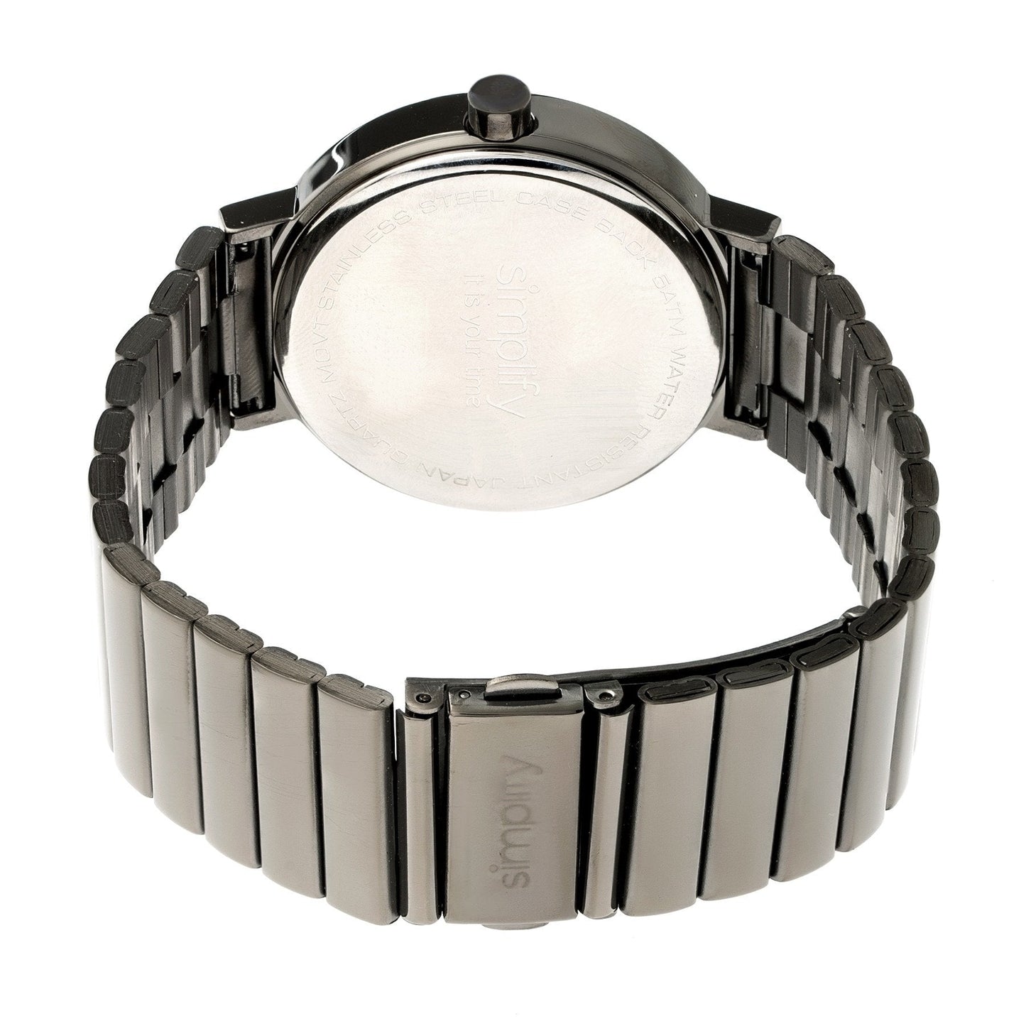 Simplify The 4600 Bracelet Watch - Charcoal/Camel - SIM4606