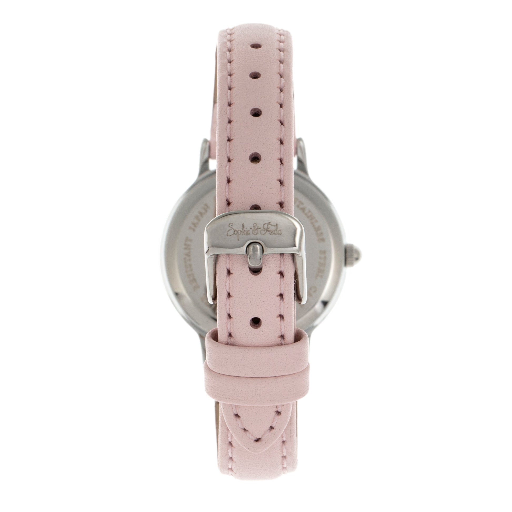 Sophie & Freda Berlin Leather-Band Watch - Light Pink - SAFSF4804