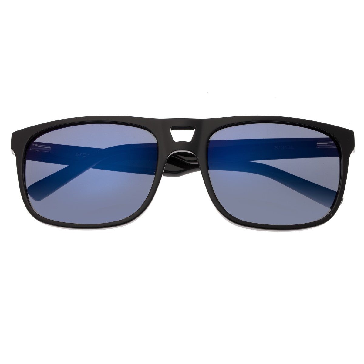 Sixty One Morea Polarized Sunglasses - Black/Purple-Blue - SIXS134BL