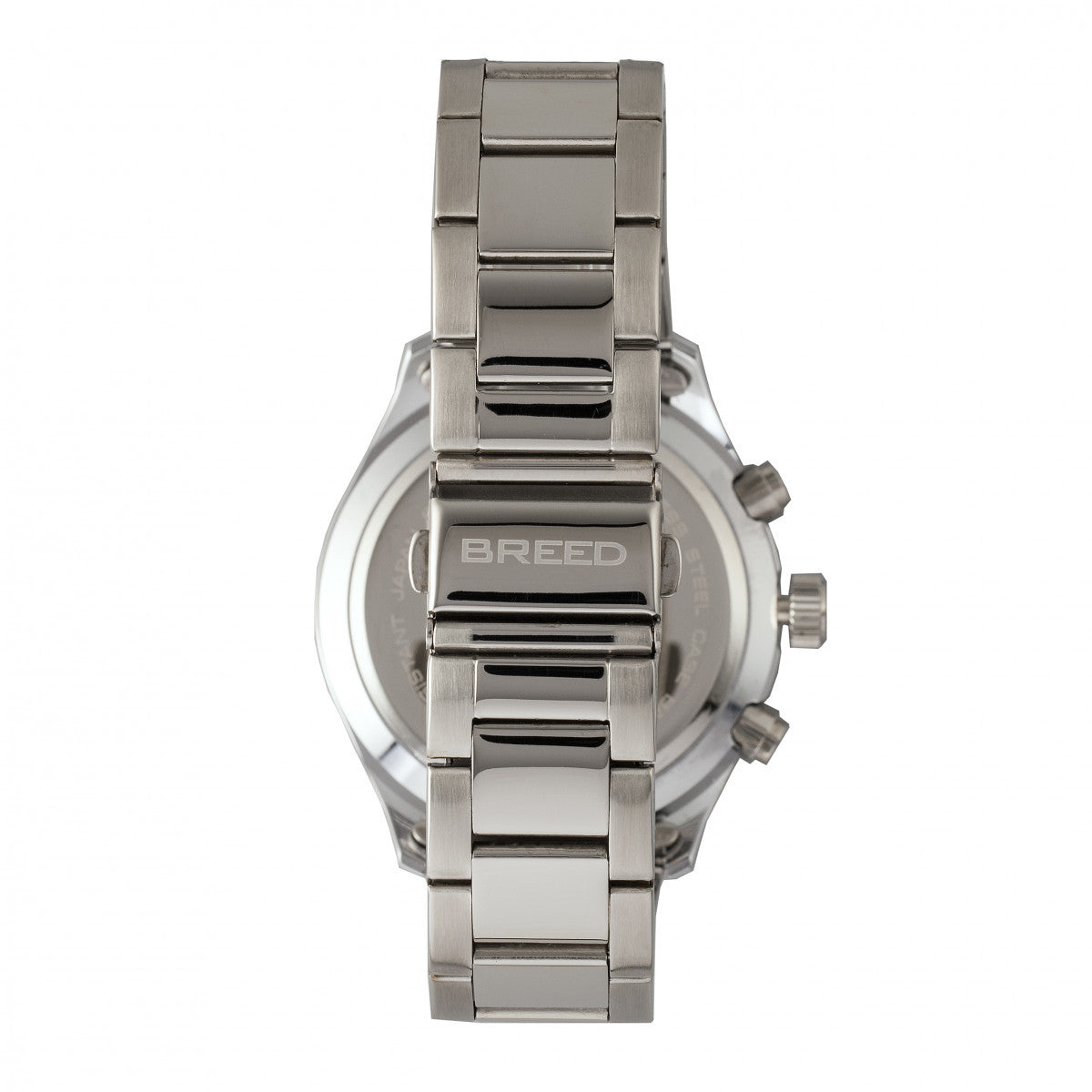 Breed Maverick Chronograph Bracelet Watch w/Date - Silver - BRD7501