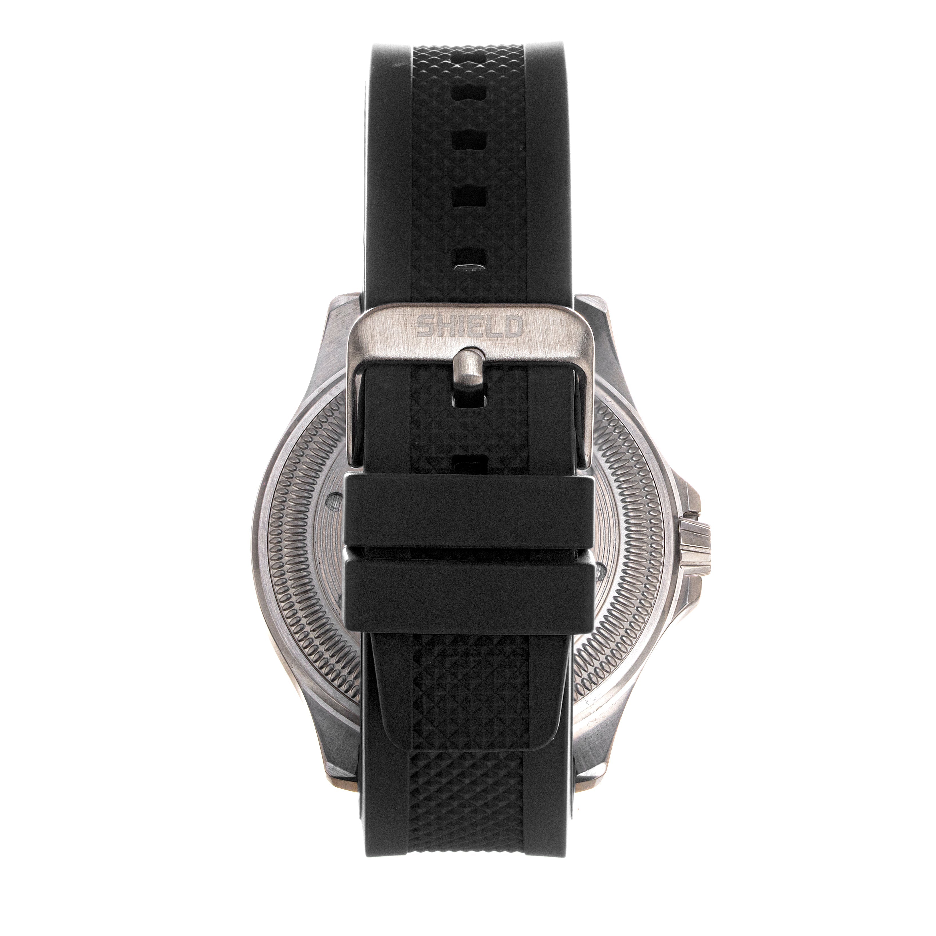 Shield Freedive Strap Watch w/Date - Black/Silver - SLDSH115-1