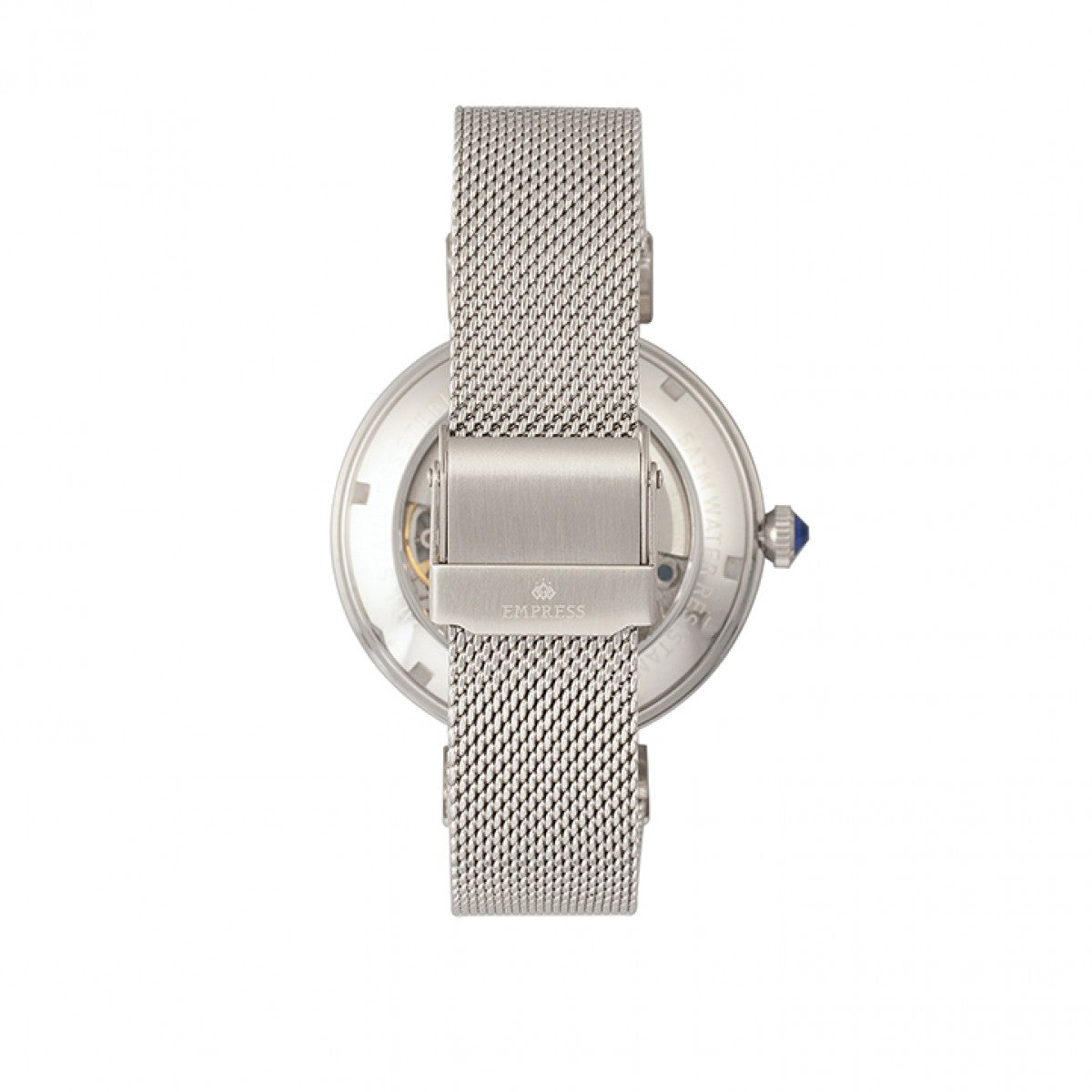 Empress Adelaide Automatic Skeleton Mesh-Bracelet Watch - Silver - EMPEM2501