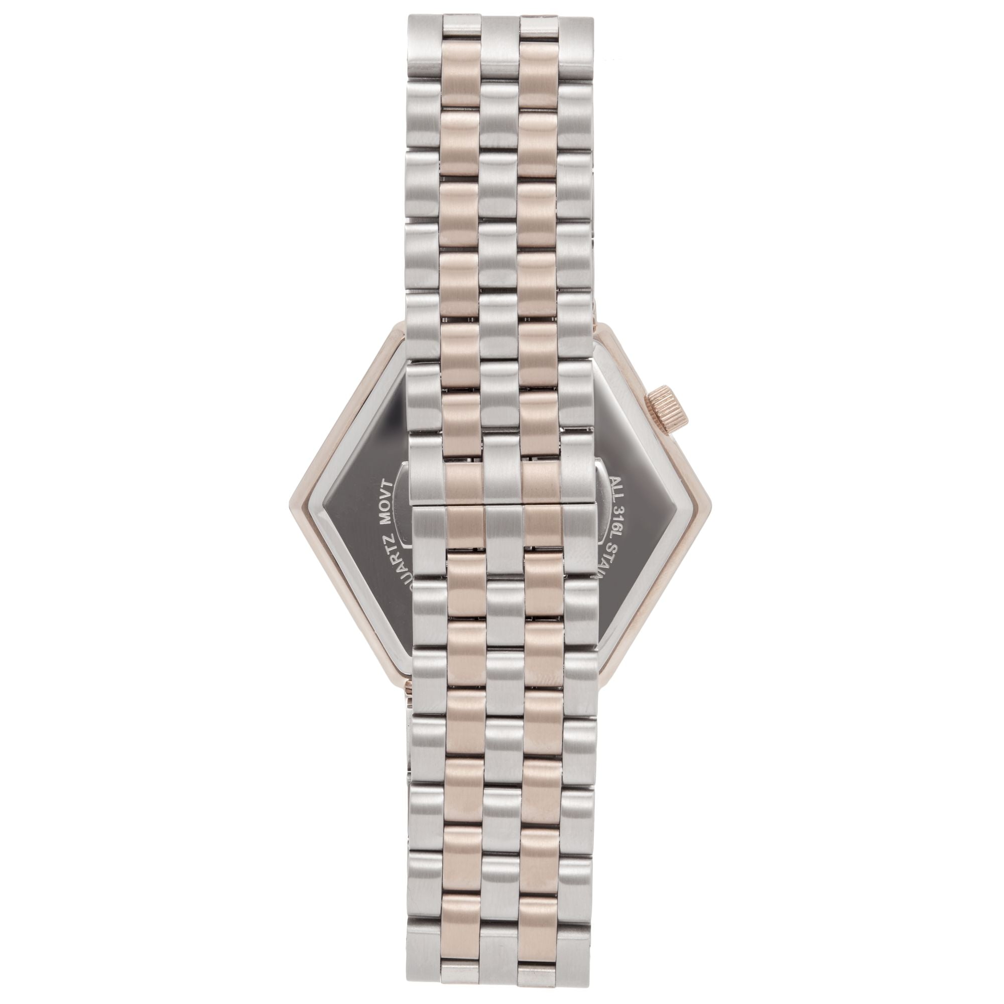 Morphic M96 Series Bracelet Watch w/Date - Gunmetal/Rose Gold - MPH9603