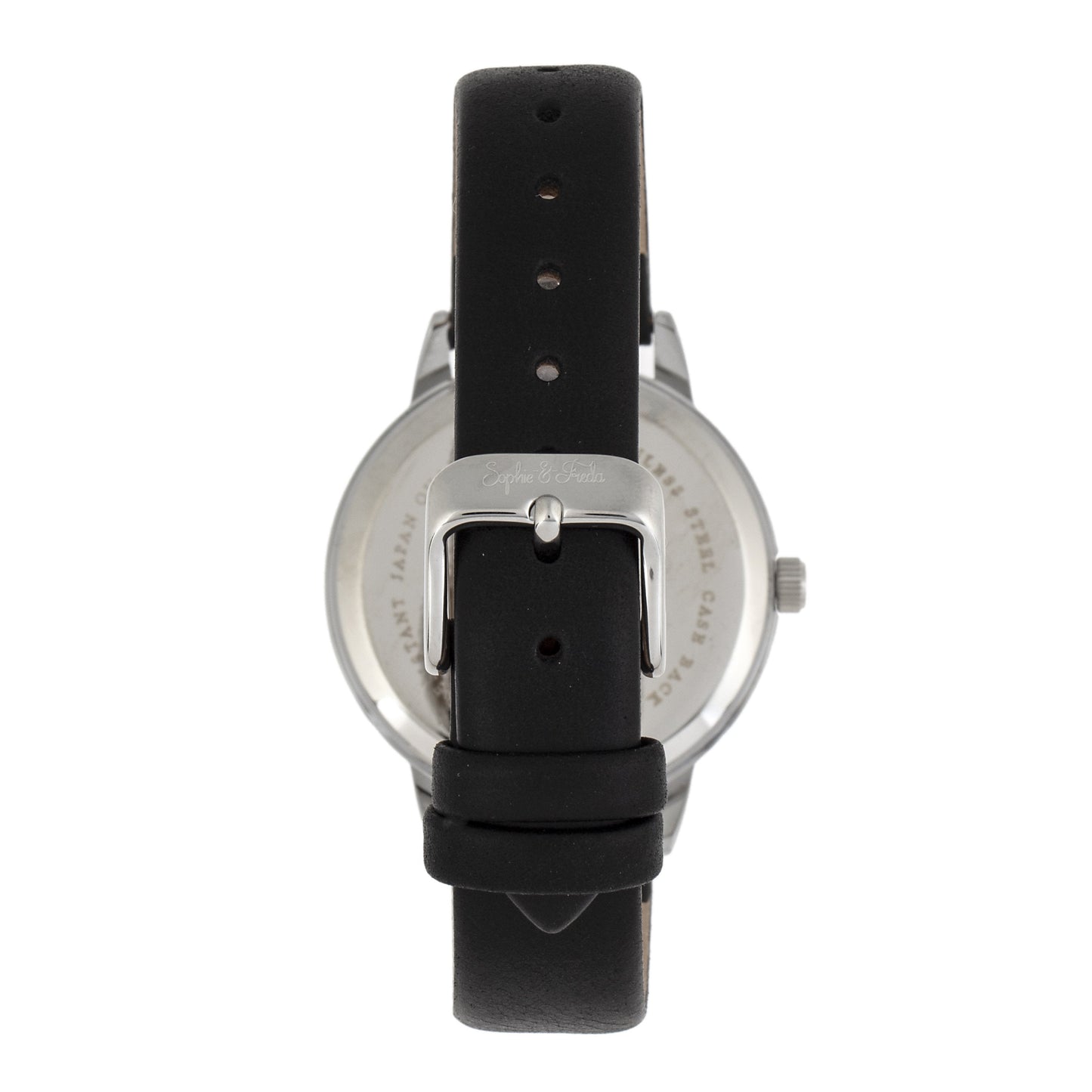 Sophie and Freda Vancouver Leather-Band Watch - Black - SAFSF4901