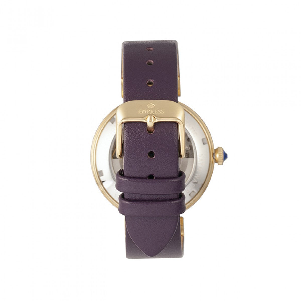 Empress Adelaide Automatic Skeleton Ladies Watch - Purple - EMPEM2506