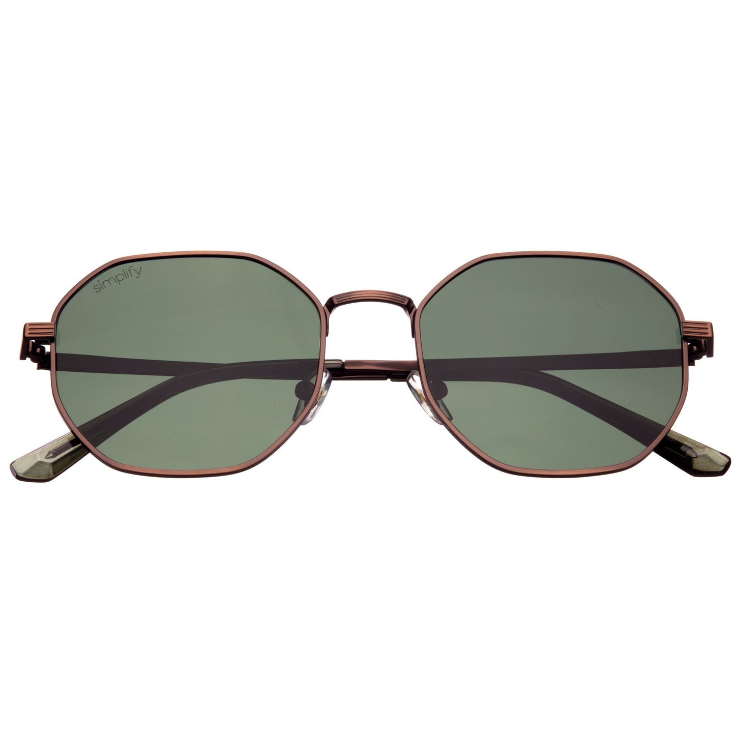 Simplify Ezra Polarized Sunglasses - Bronze/Green - SSU125-GY