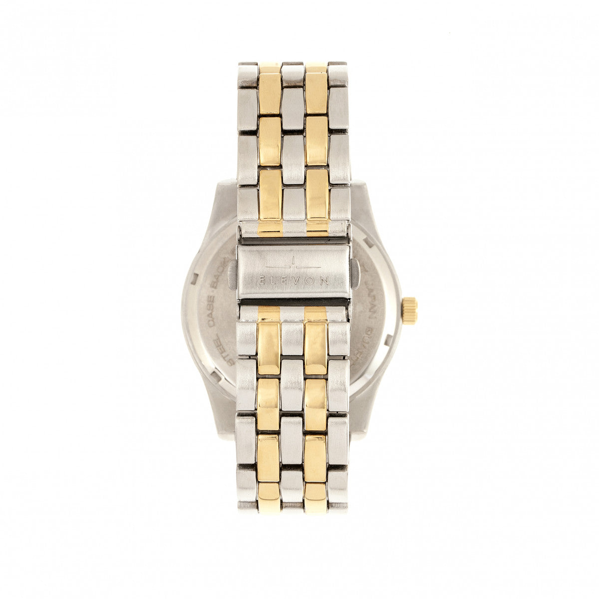 Elevon Garrison Bracelet Watch w/Date - Gold/White - ELE105-5