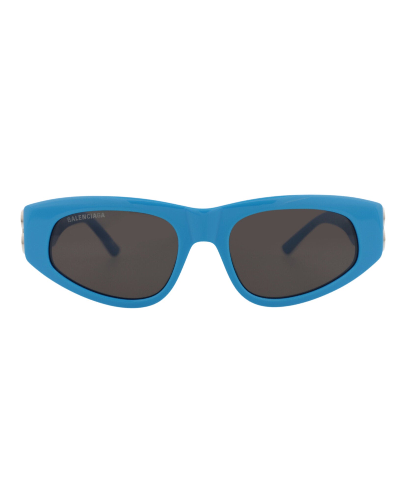 title:Balenciaga Cat Eye-Frame Acetate Sunglasses, Style #  BB0095S-30008868011;color:Light Blue Silver Grey