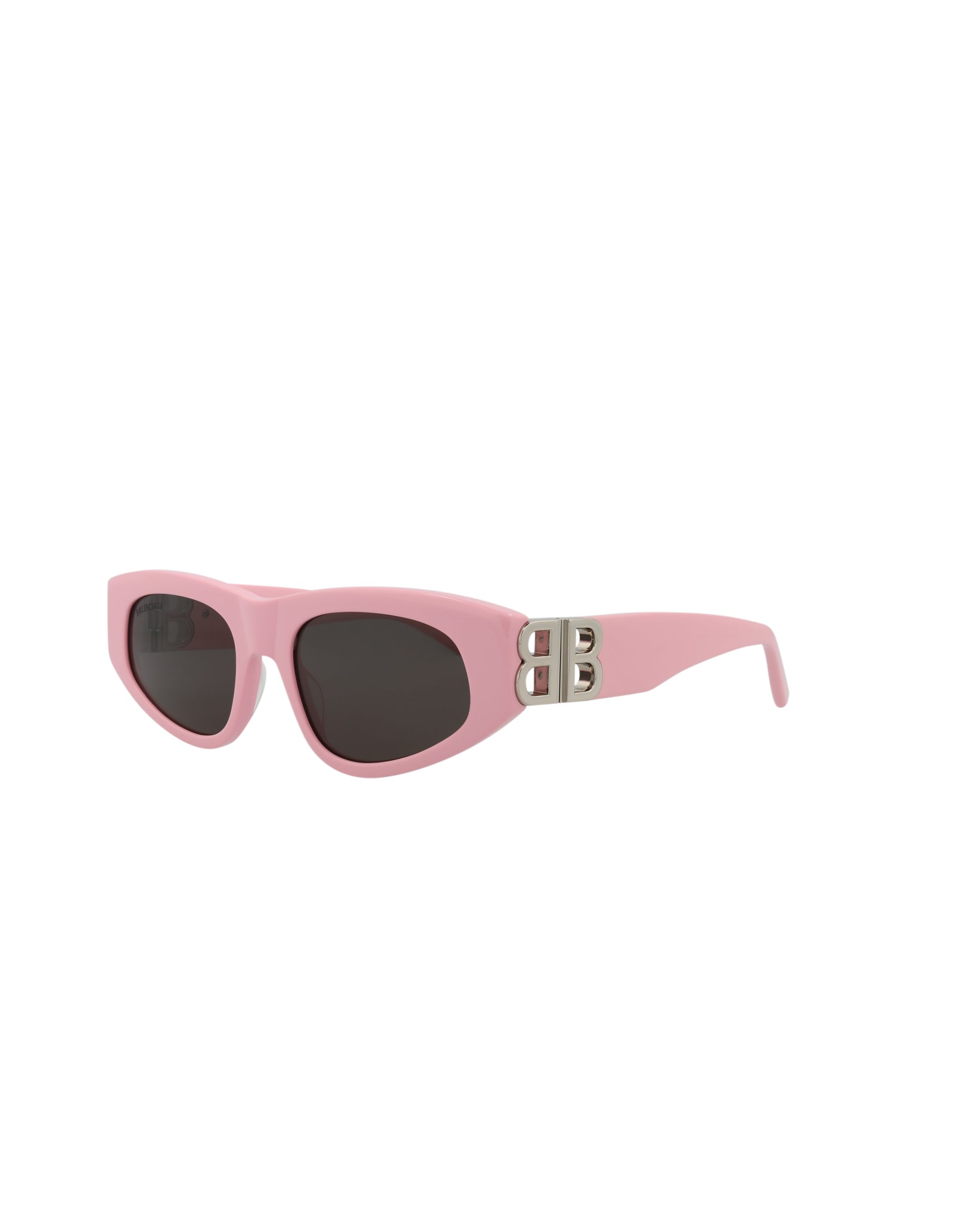 title:Balenciaga Cat Eye-Frame Recycled Acetate Sunglasses, Style #  BB0095S-30008868013;color:Pink Silver Grey