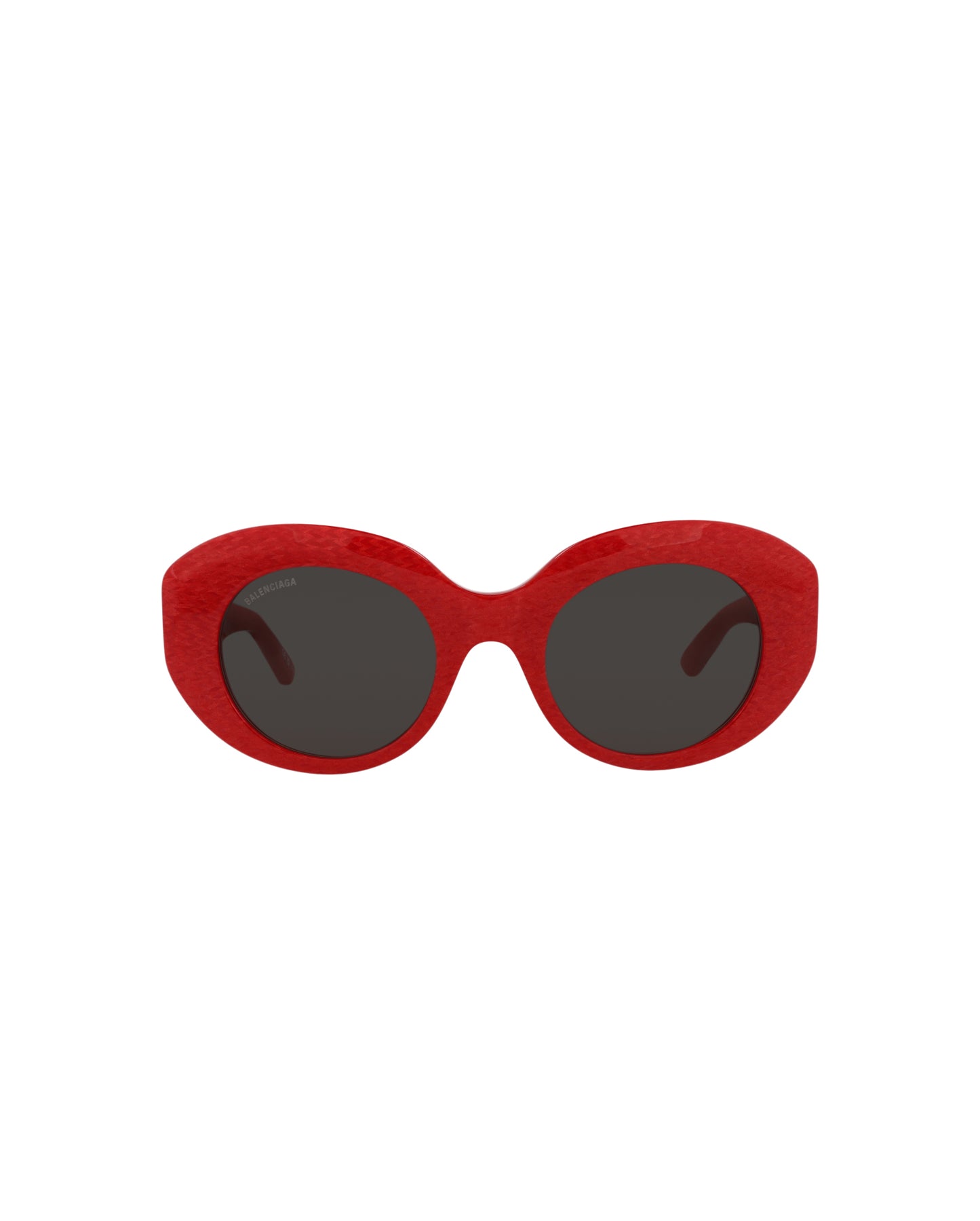 title:Balenciaga Round-Frame Acetate Sunglasses, Style #  BB0235S-30013502003;color:Red Red Grey