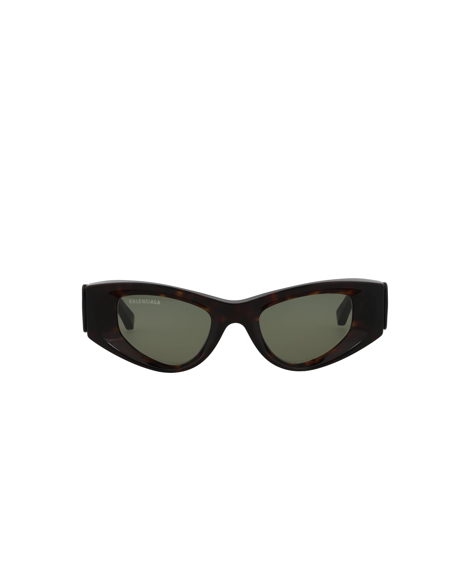 title:Balenciaga Cat Eye-Frame Acetate Sunglasses, Style #  BB0243S-30013524002;color:Havana Havana Green