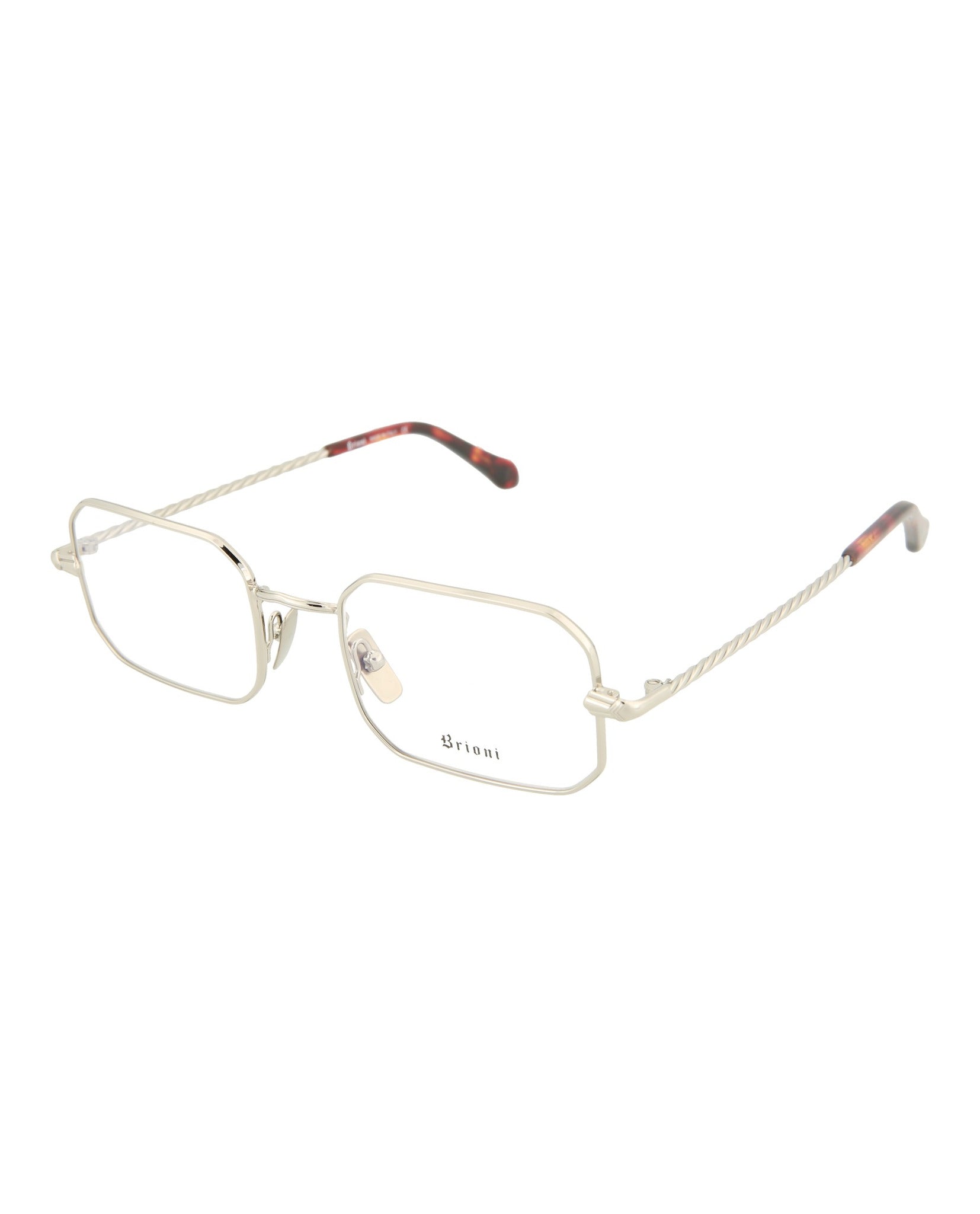 title:Brioni Novelty Optical, style # BR0021O-30001411001;color:Silver Silver Transparent