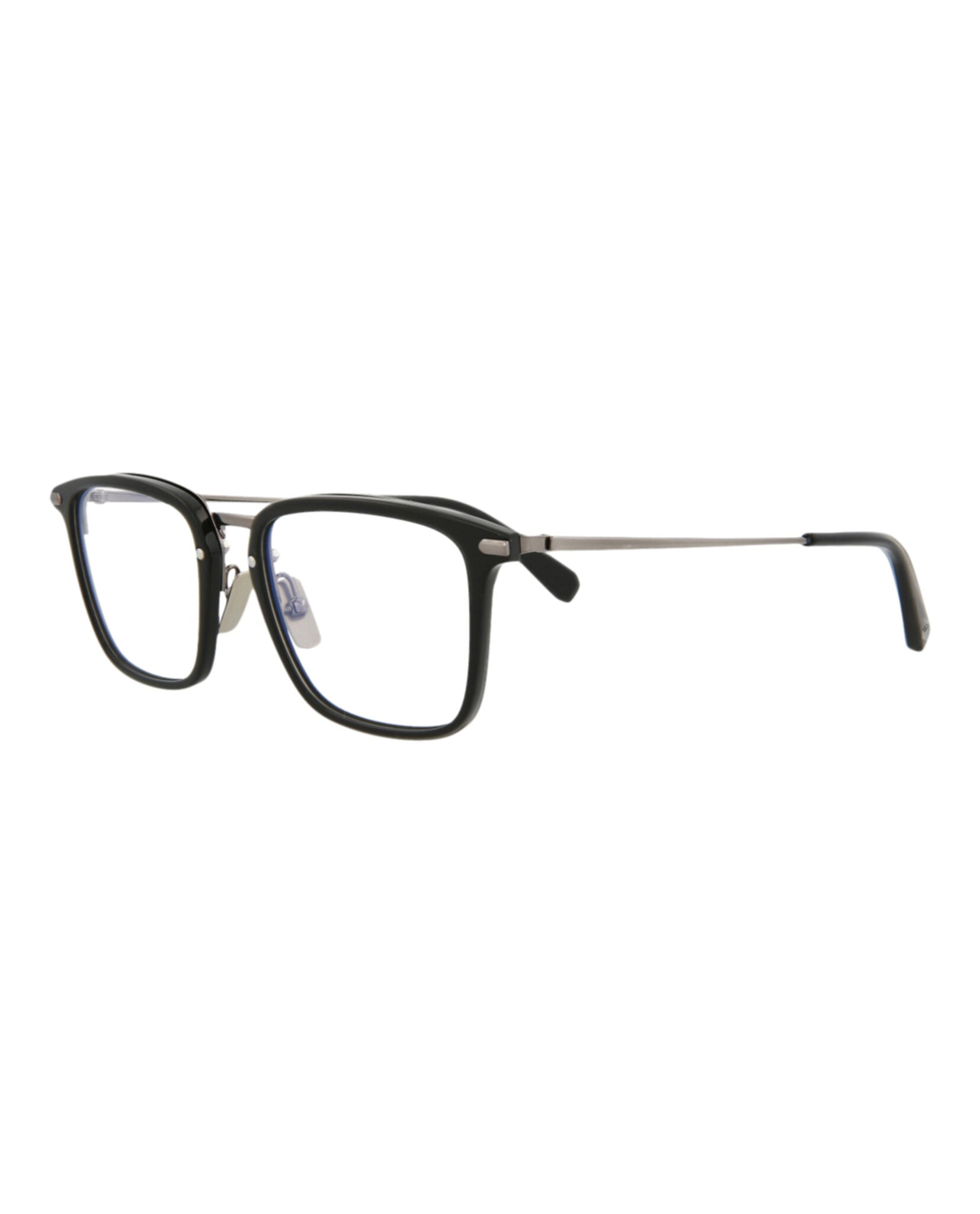 title:Brioni Novelty Optical, style # BR0037O-30001984001;color:Black Grey Transparent