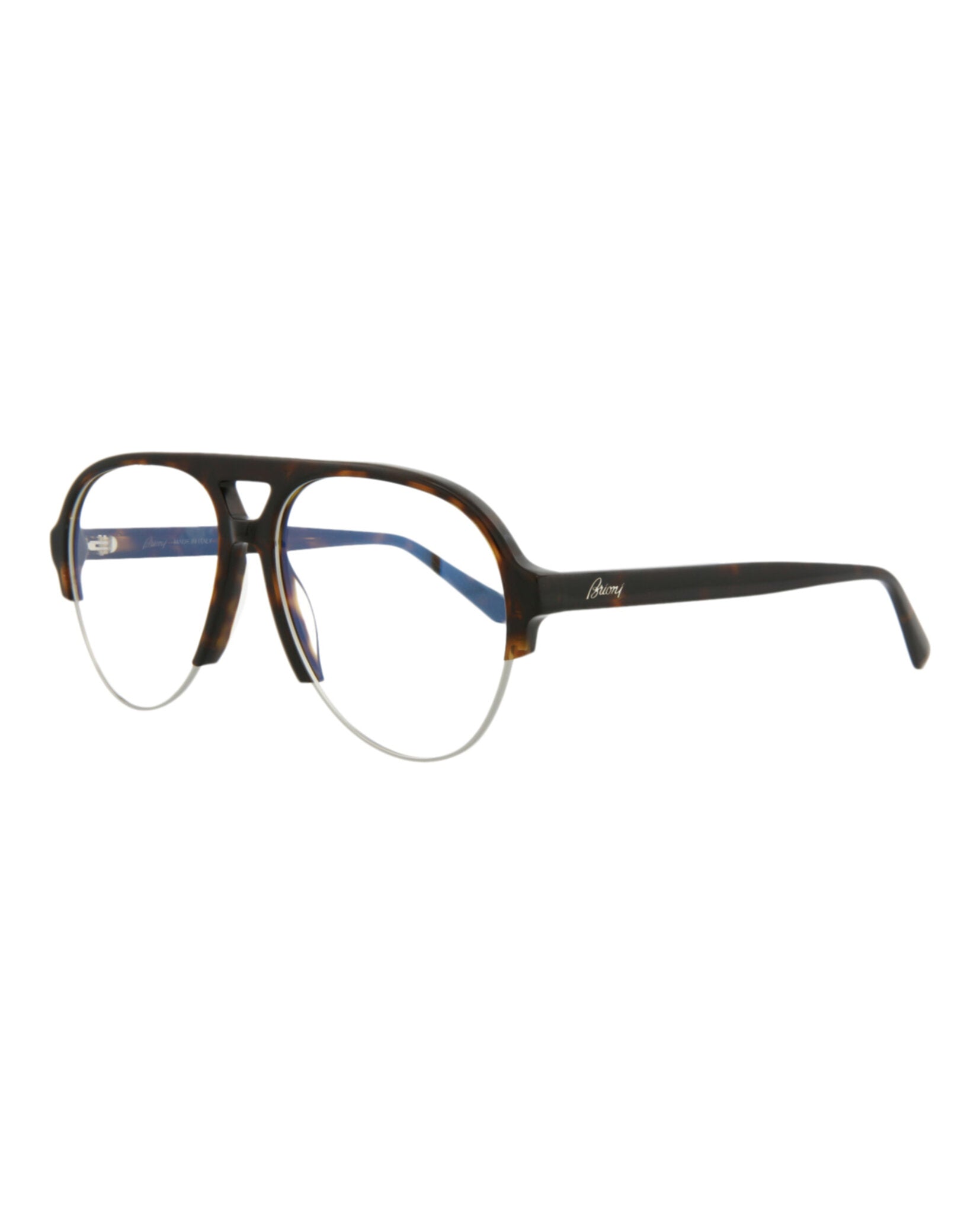 title:Brioni Novelty Optical, style # BR0055O-30006159003;color:Havana Havana Transparent