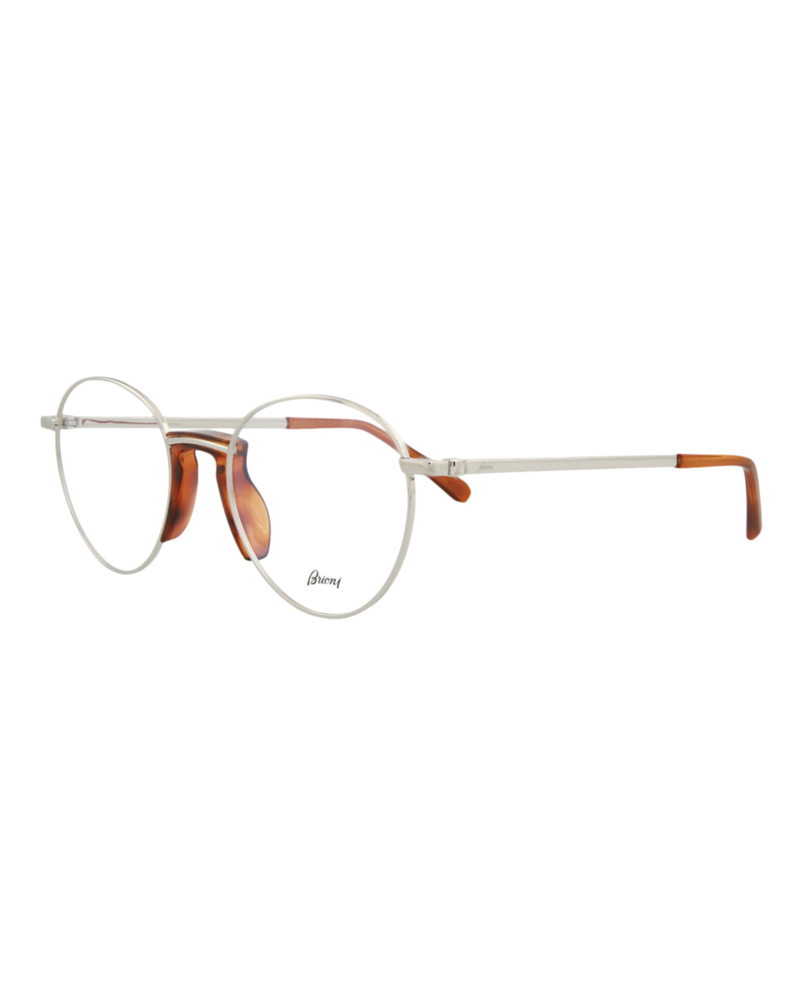 title:Brioni Novelty Optical, style # BR0062O-30006454003;color:Silver Silver Transparent