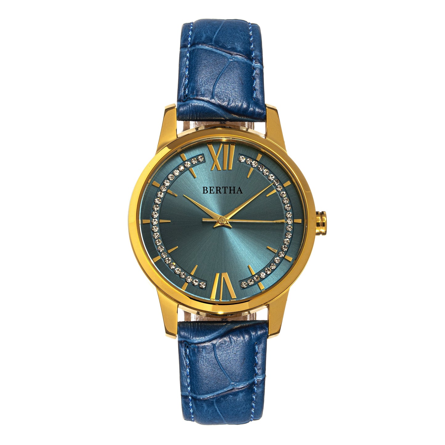 Bertha Prudence Leather-Band Watch