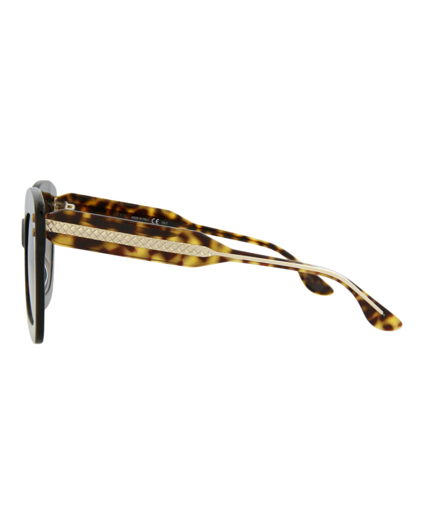 title:Bottega Veneta Square-Frame Acetate Sunglasses;color:Havana Crystal Brown