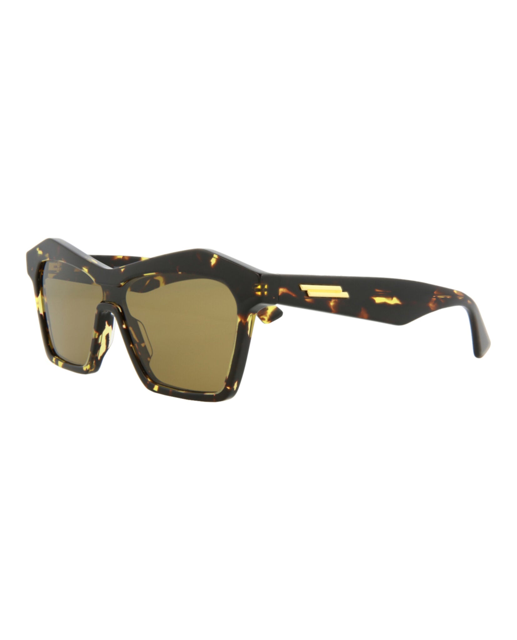 title:Bottega Veneta Cat Eye-Frame Acetate Sunglasses;color:Havana Havana Brown