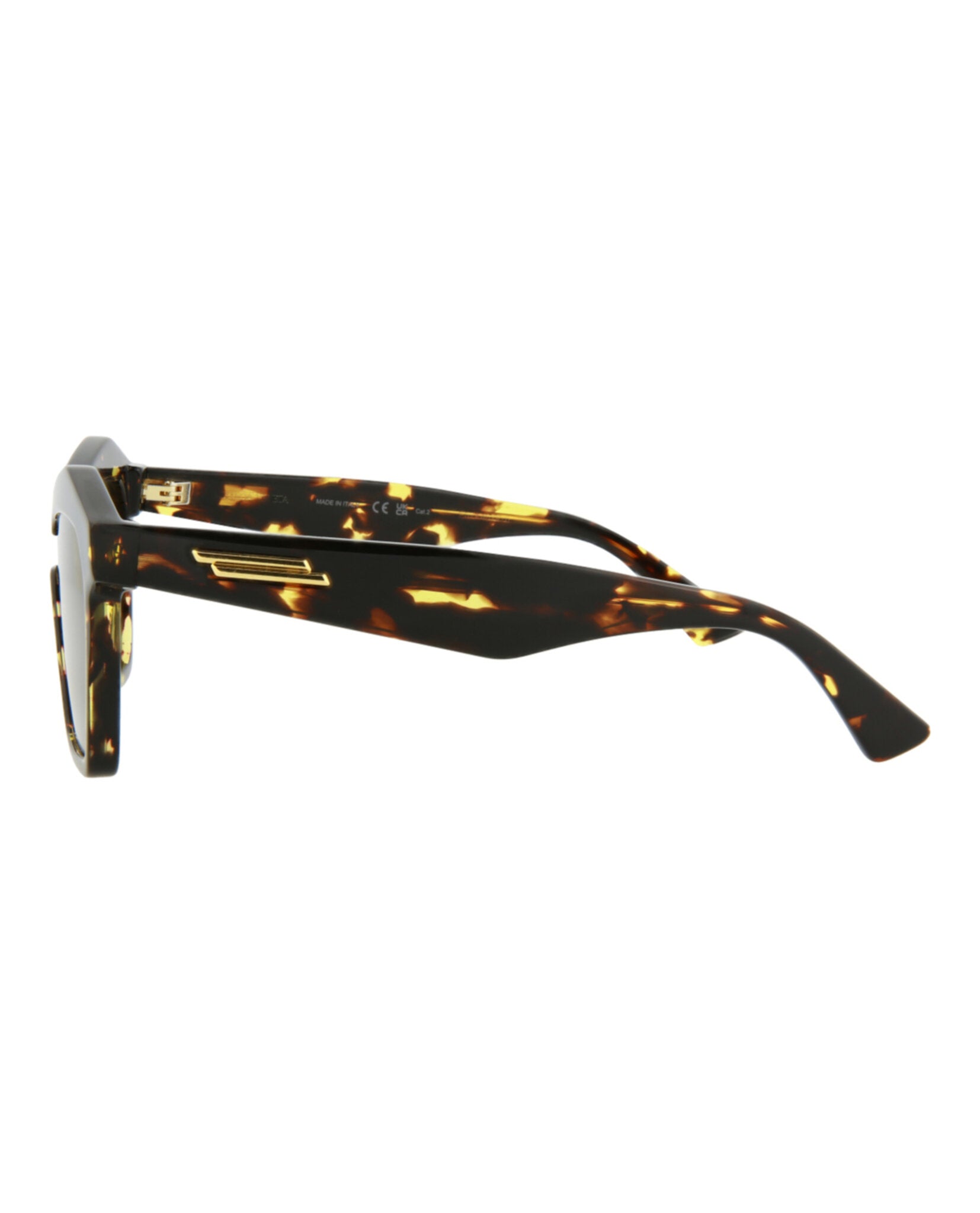 title:Bottega Veneta Cat Eye-Frame Acetate Sunglasses;color:Havana Havana Brown