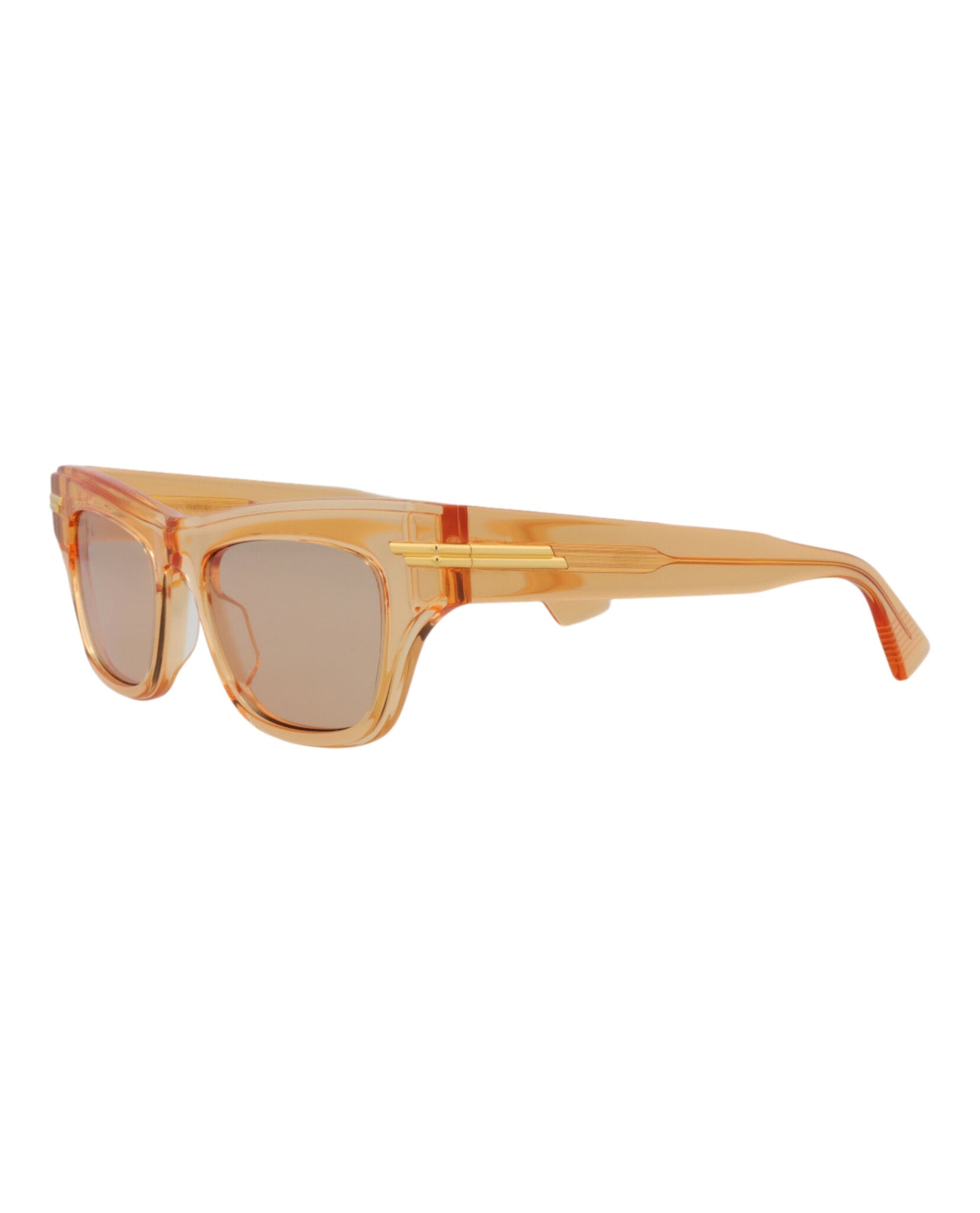 title:Bottega Veneta Novelty Sunglasses Style #BV1122S-30011466007;color:Orange Orange Brown