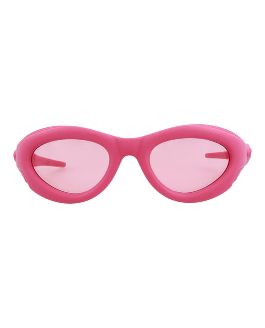 title:Bottega Veneta Novelty Sunglasses, style # BV1162S-30013384001;color:Pink Pink Pink