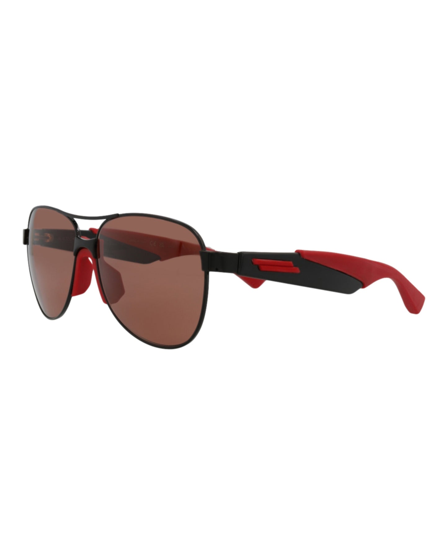 title:Bottega Veneta Novelty Sunglasses Style #BV1231S-30014257004;color:Black Black Red