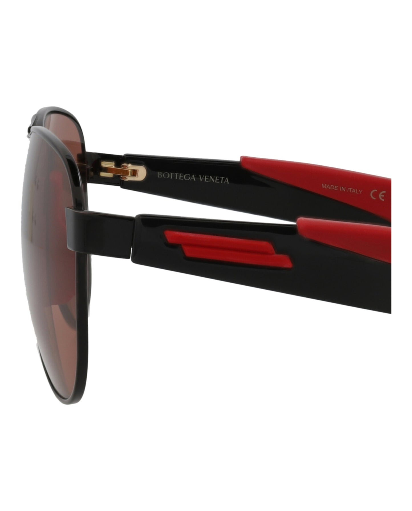 title:Bottega Veneta Novelty Sunglasses Style #BV1231S-30014257004;color:Black Black Red