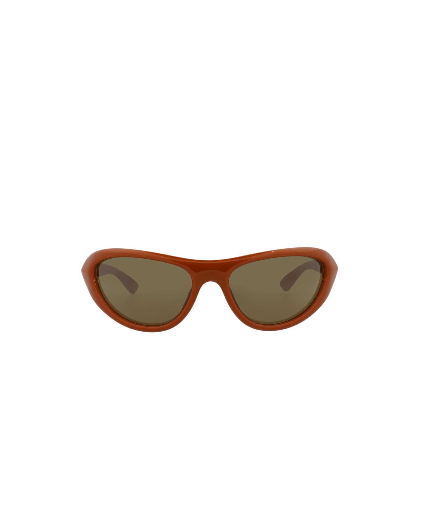 title:Bottega Veneta Shield-Frame Injection Sunglasses;color:Brown Brown Bronze