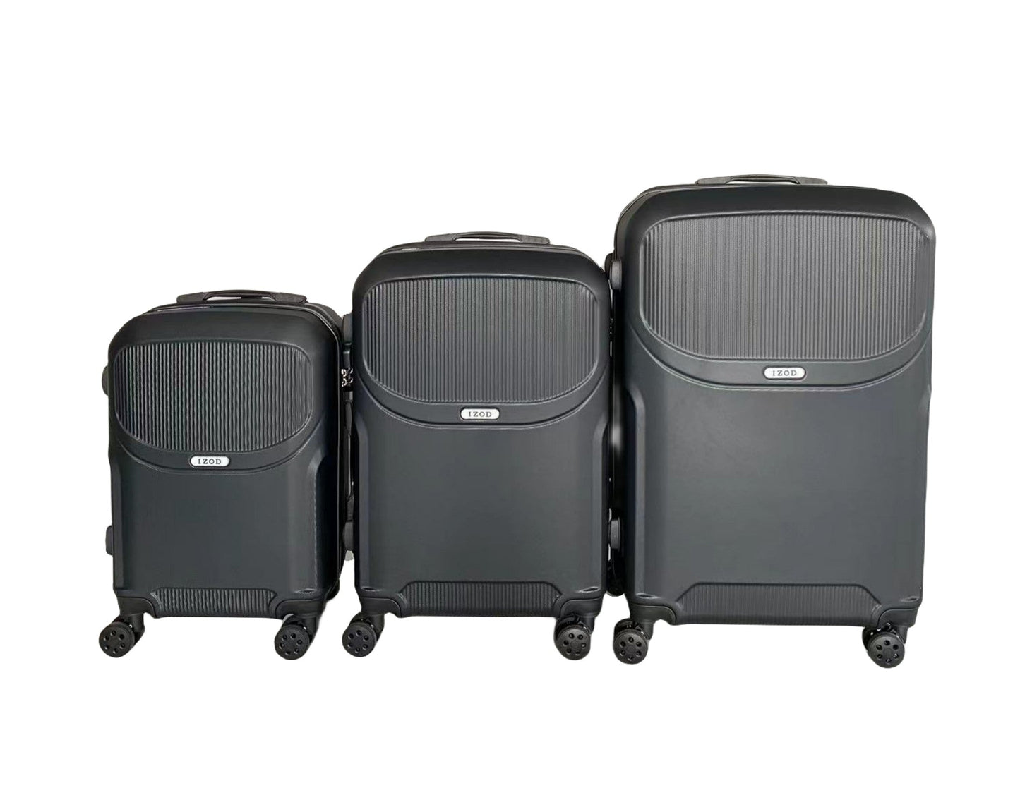 IZOD Regina Expandable ABS Hard shell Lightweight 360 Dual Spinning Wheels Combo Lock 28", 24", 20" 3 Piece Luggage Set