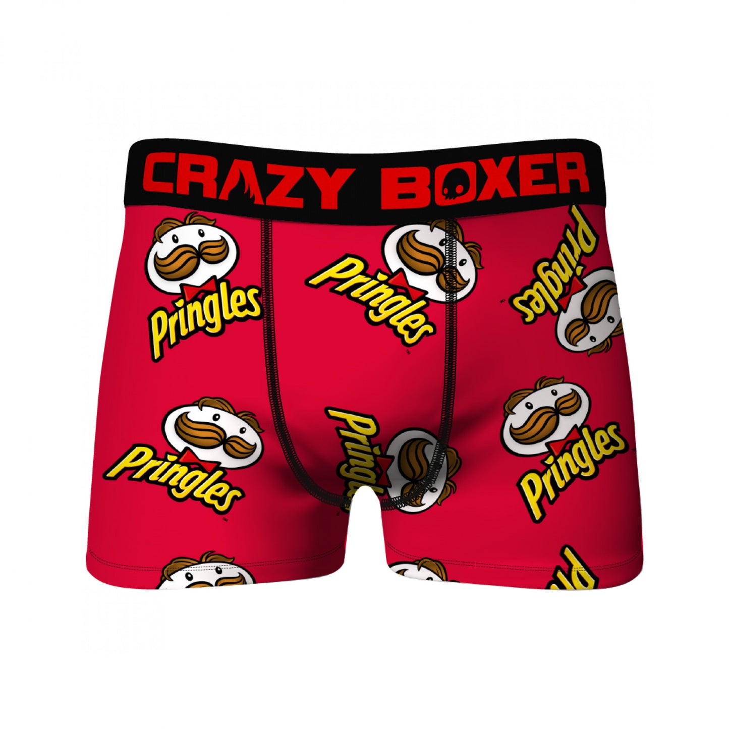 title:Crazy Boxers Pringles Logo All Over Boxer Briefs;color:Red