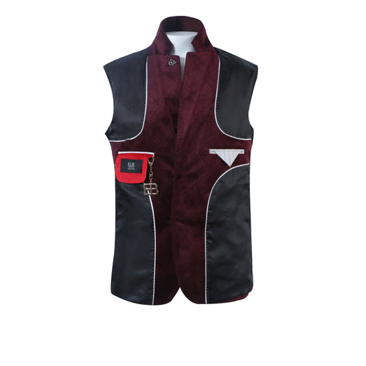 title:ELIE BALLEH Boy's Wine Blazer Jacket Sport Coat;color:WINE