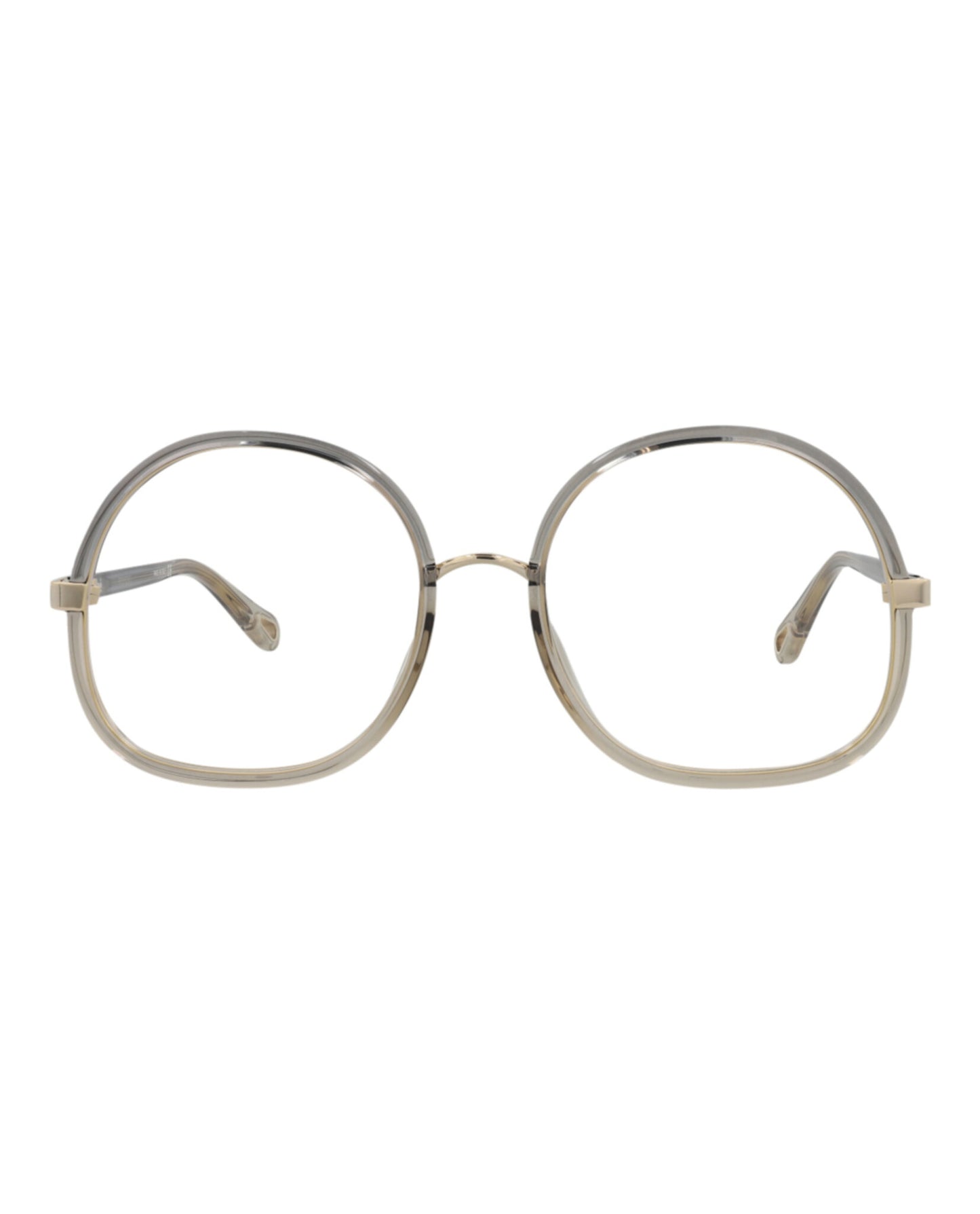 title:Chloe Round-Frame Injection Optical Frames;color:Grey Grey Transparent