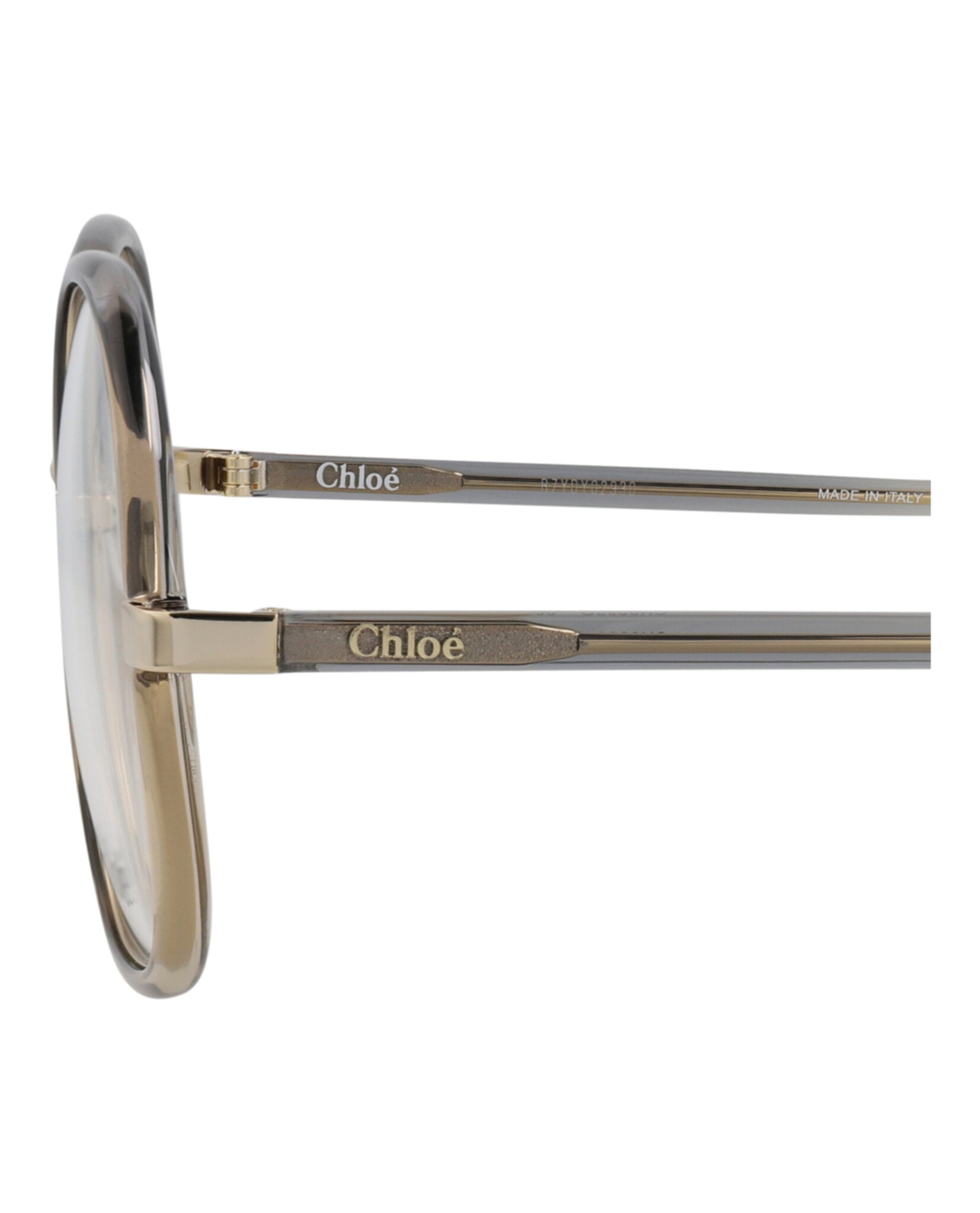 title:Chloe Round-Frame Injection Optical Frames;color:Grey Grey Transparent