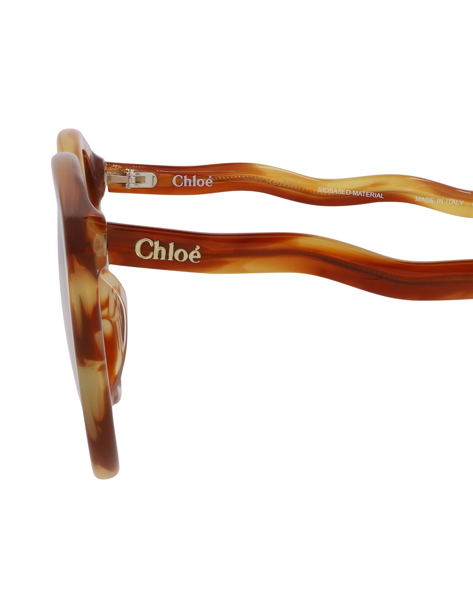 title:Chloe Cat Eye-Frame Bio Acetate Sunglasses, Style #  CH0089S-30013114001;color:Havana Havana Transparent