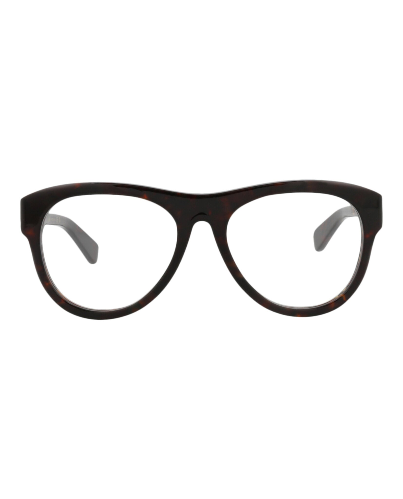 title:Chloe Round-Frame Recycled Acetate Optical Frames;color:Havana Havana Transparent