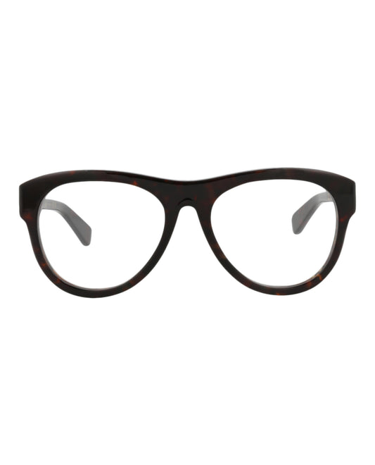 title:Chloe Round-Frame Recycled Acetate Optical Frames;color:Havana Havana Transparent