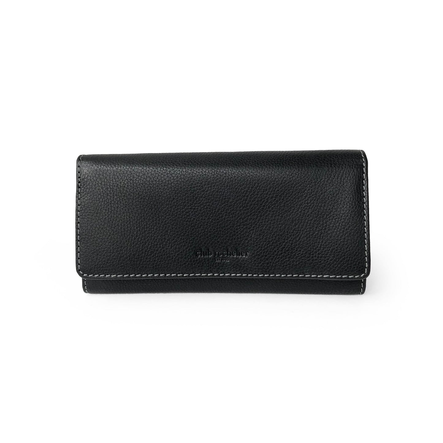 Club Rochelier Ladies Full Leather Clutch Wallet with Gusset Pocket