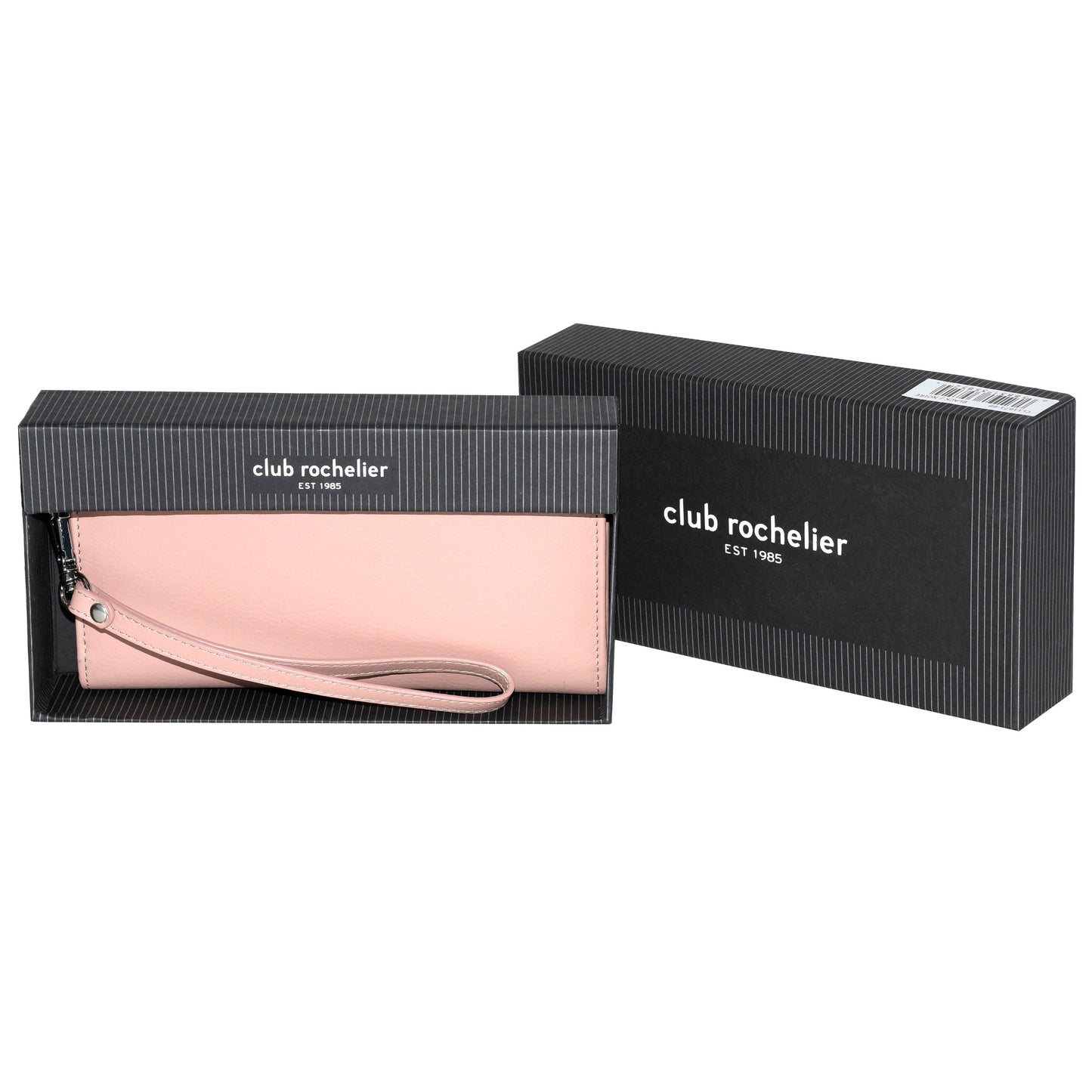 Club Rochelier LEATHER LADIES DOUBLE ZIP CLUTCH