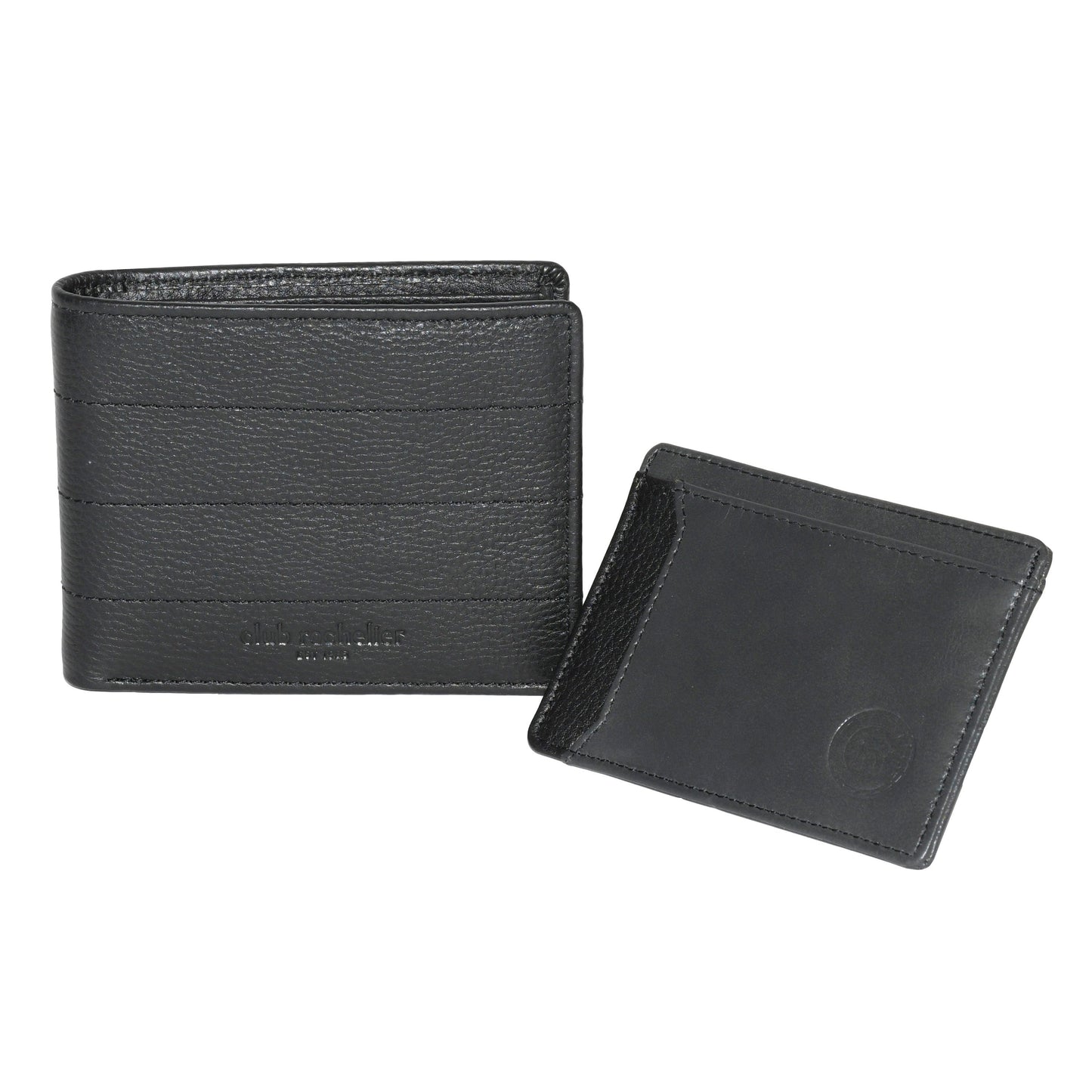 Club Rochelier Men's Billfold with Removable Card Holder