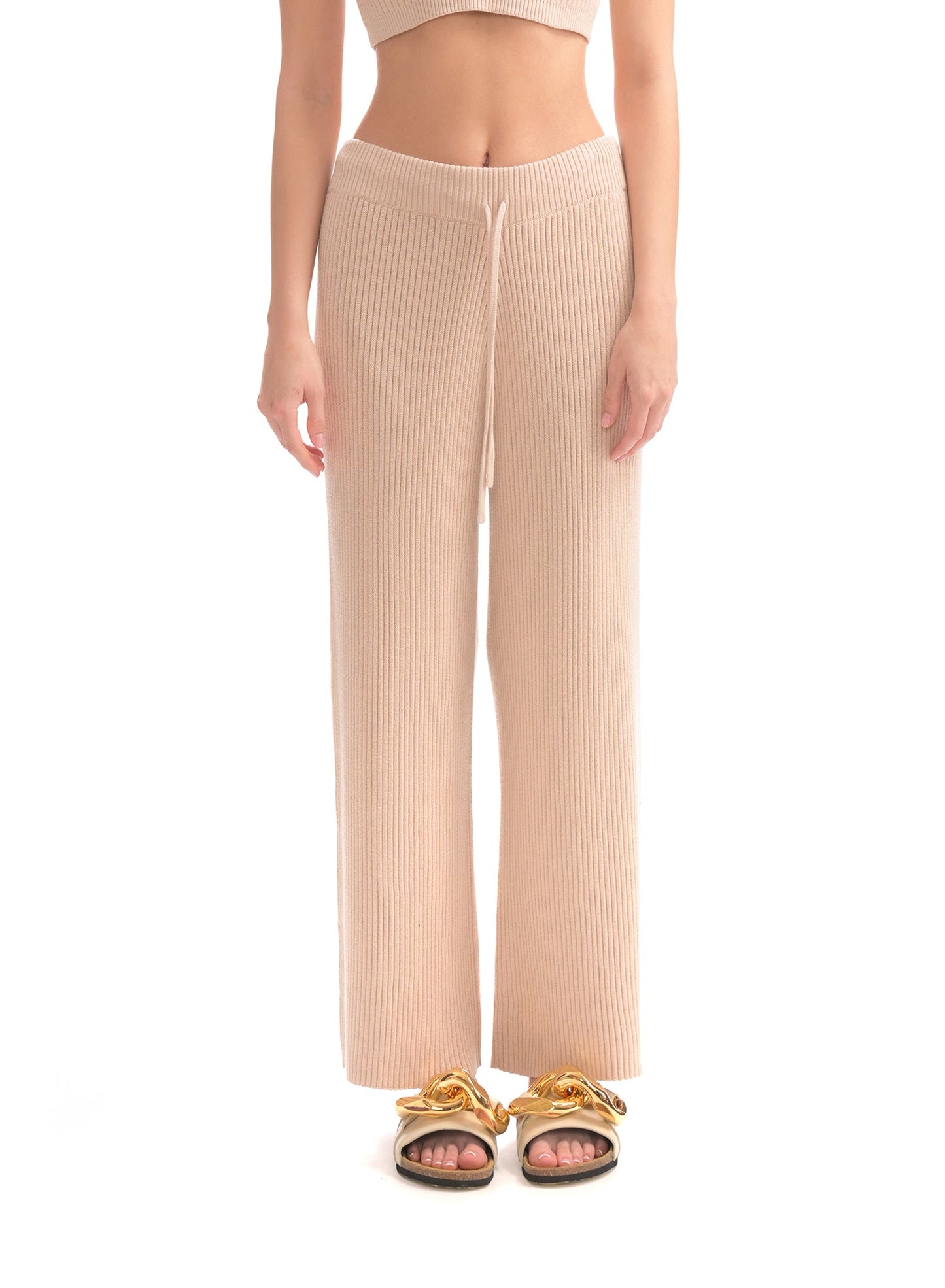 CLAUDIA - Flare Knit Pants